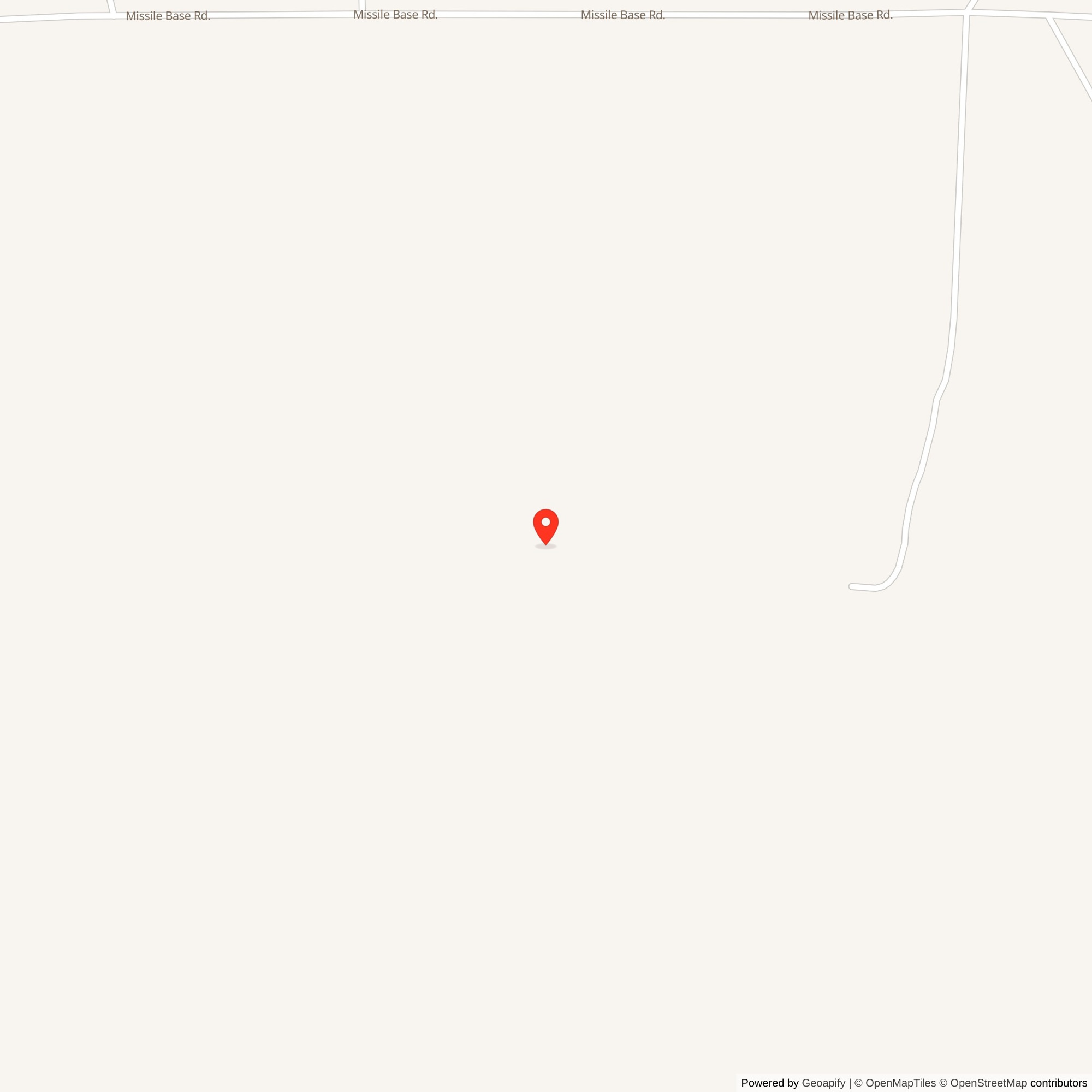 Map showing location of Nike Site BD-50L, Louisiana