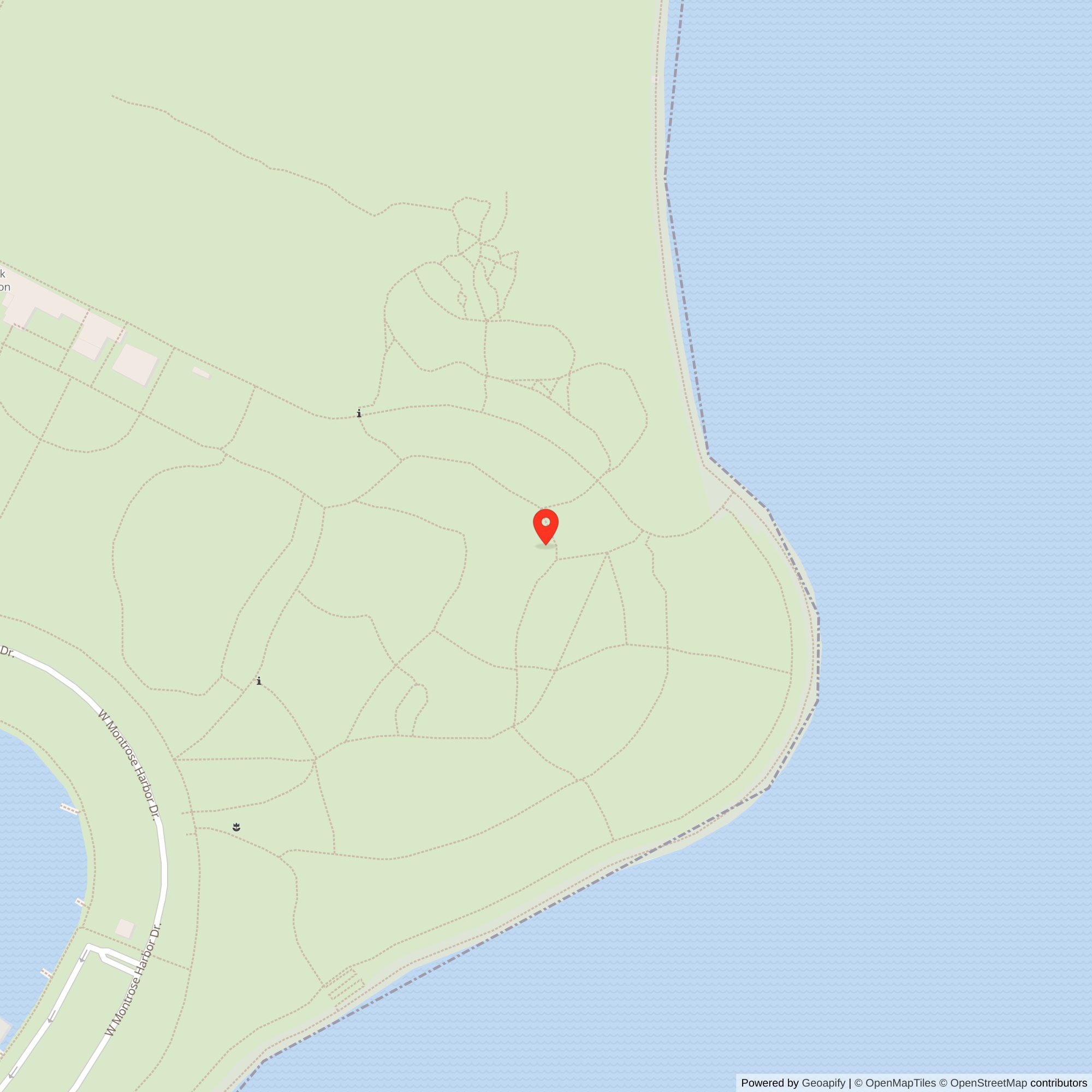 Map showing location of Nike Site C-03 IFC 2, Montrose/Belmont Illinois