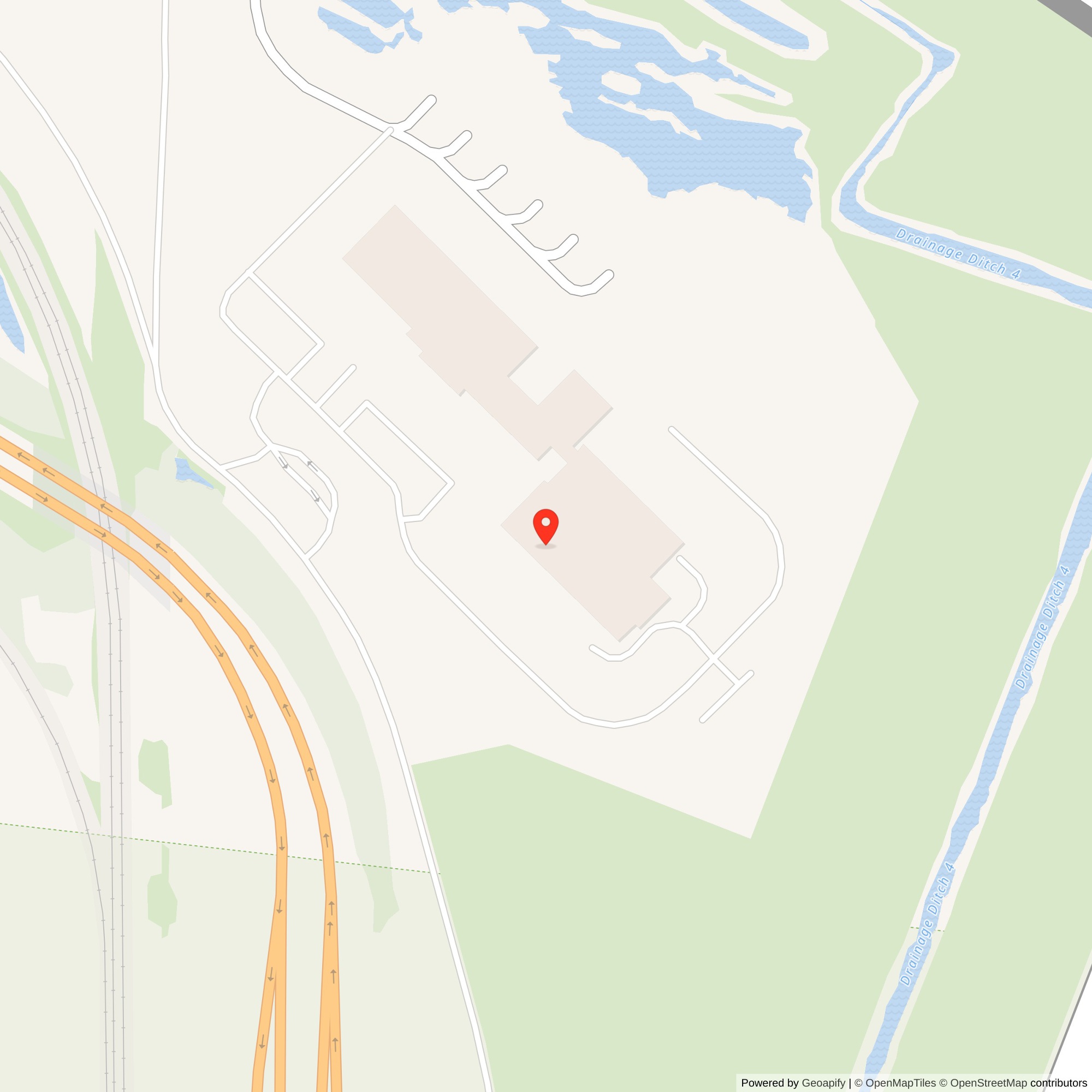 Map showing location of Nike Site C-45L, Indiana
