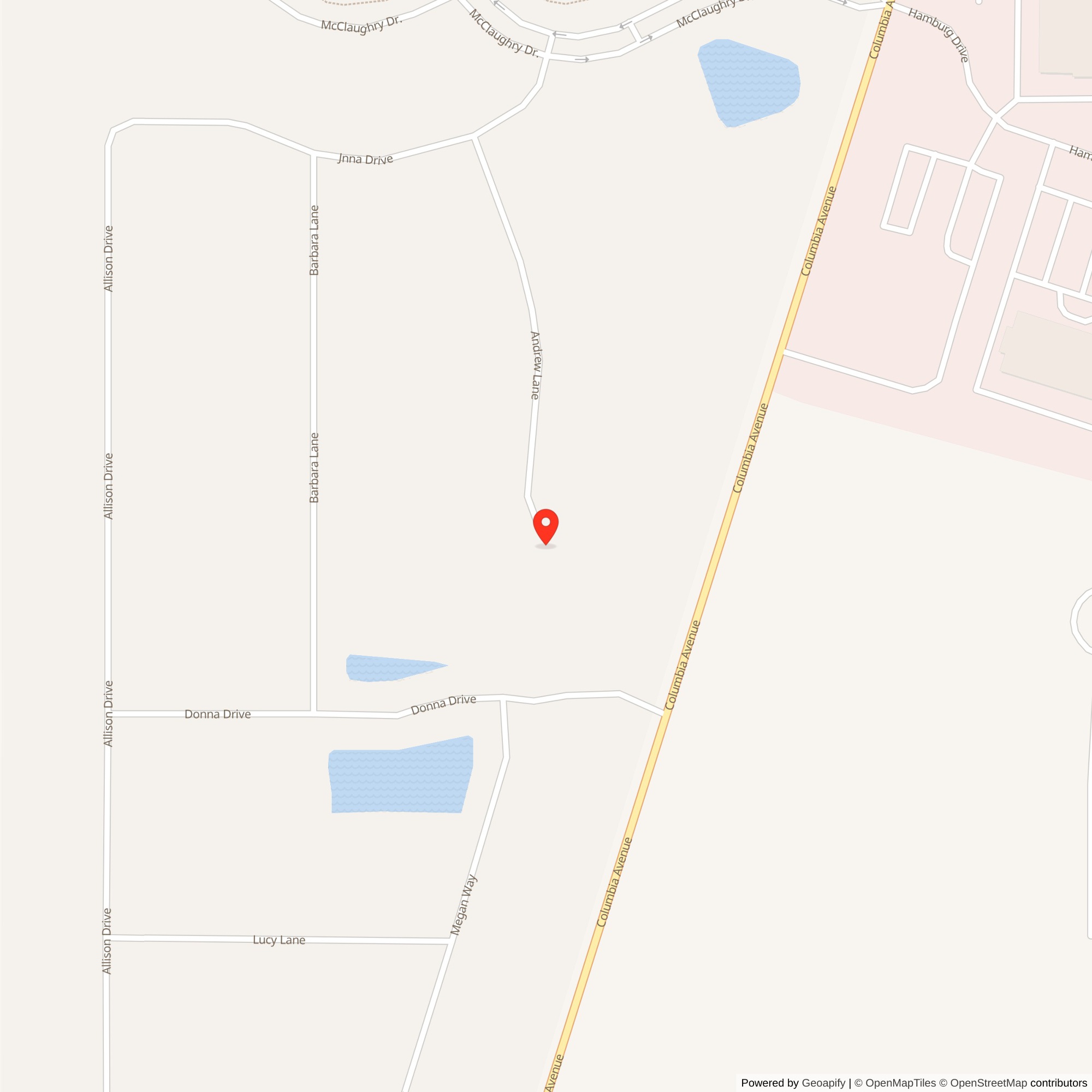 Map showing location of Nike Site C-46L, Indiana