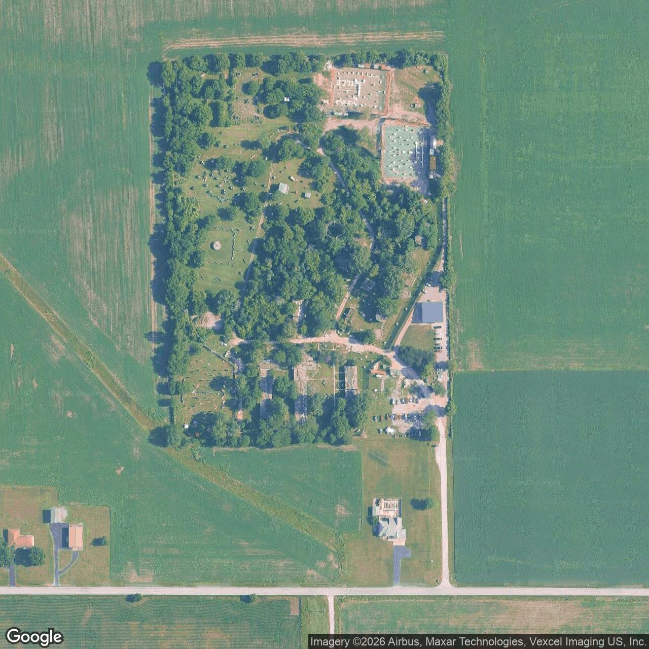 Current Google Satellite Image of Nike Site C-47C, Indiana