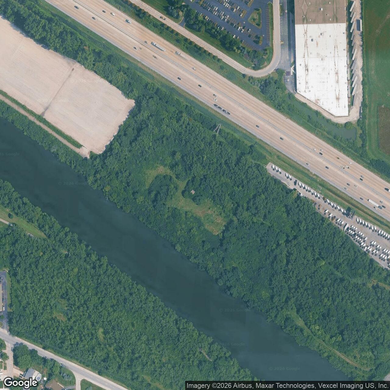 Current Google Satellite Image of Nike Site -51 IFC, Worth/Palos Heights/La Grange Illinois