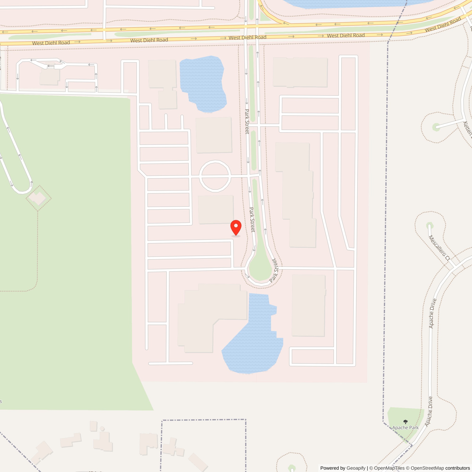 Map showing location of Nike Site C-70L, Illinois