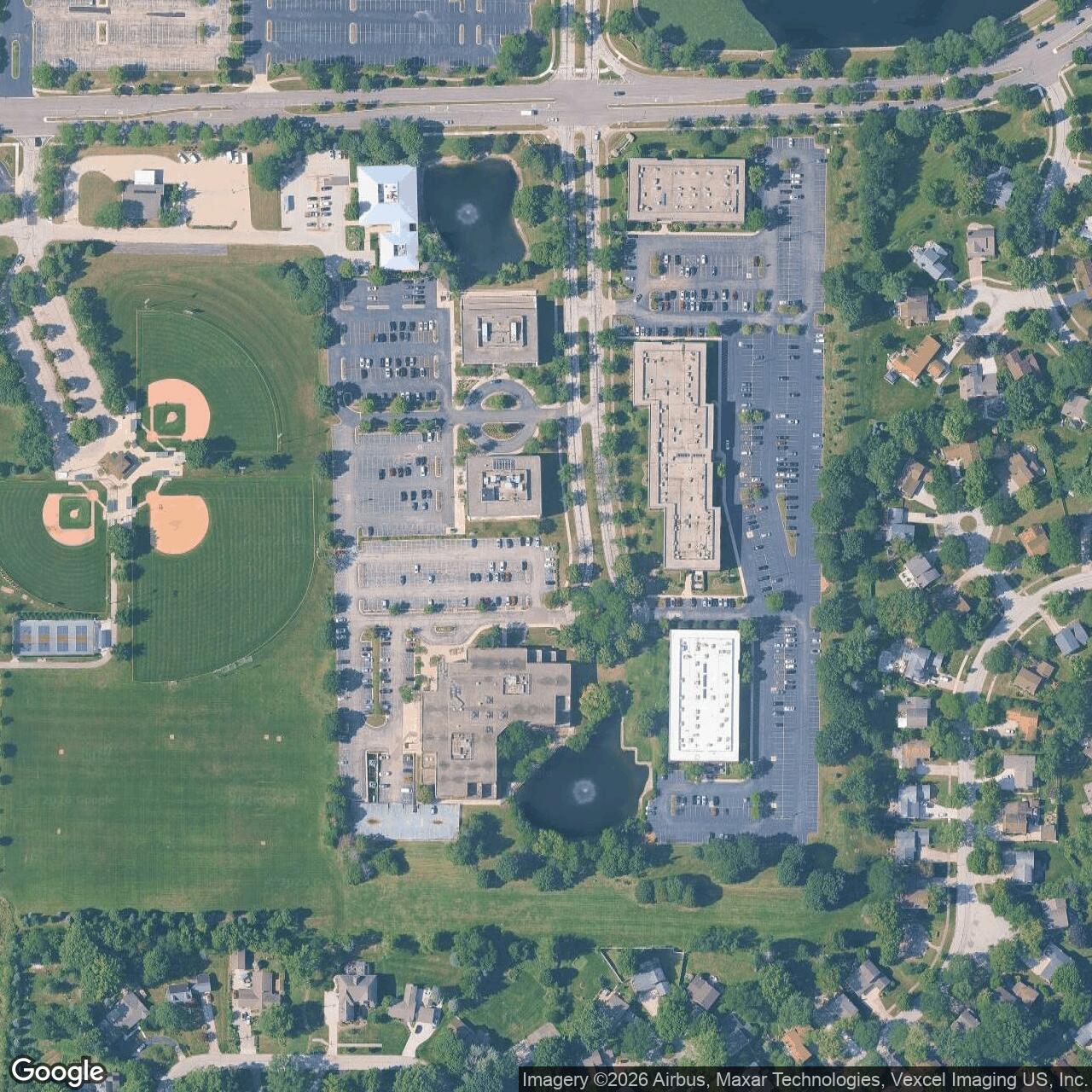 Current Google Satellite Image of Nike Site C-70L, Illinois