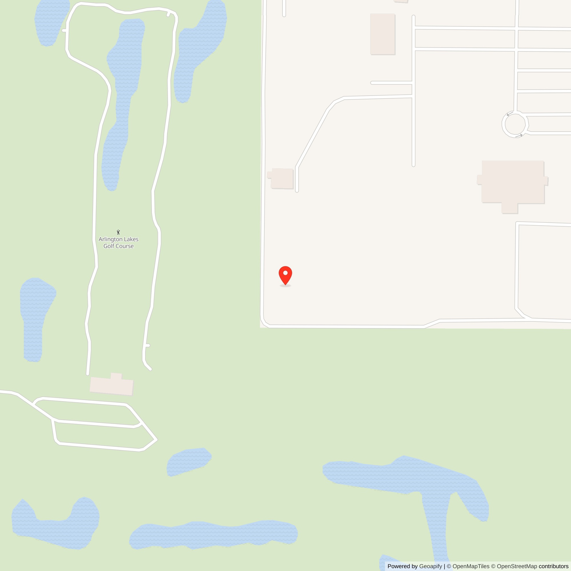 Map showing location of Nike Site C-80 Launcher, Arlington Heights Illinois
