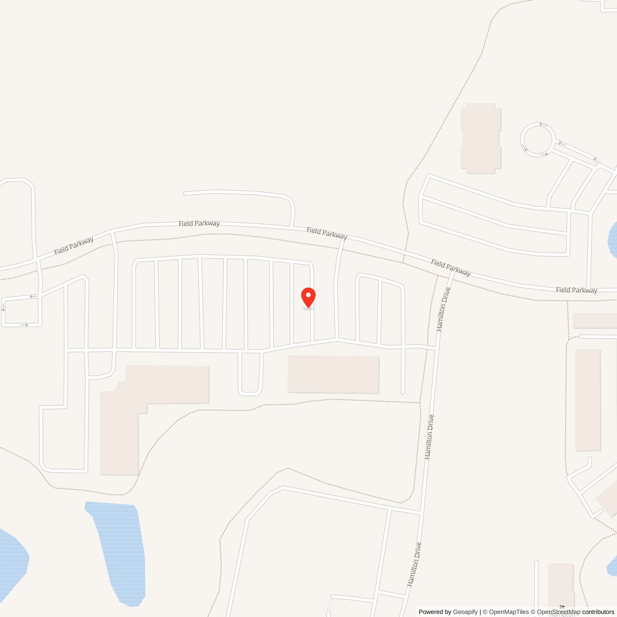 Map showing location of Nike Site C-84 Launcher, Palatine Illinois