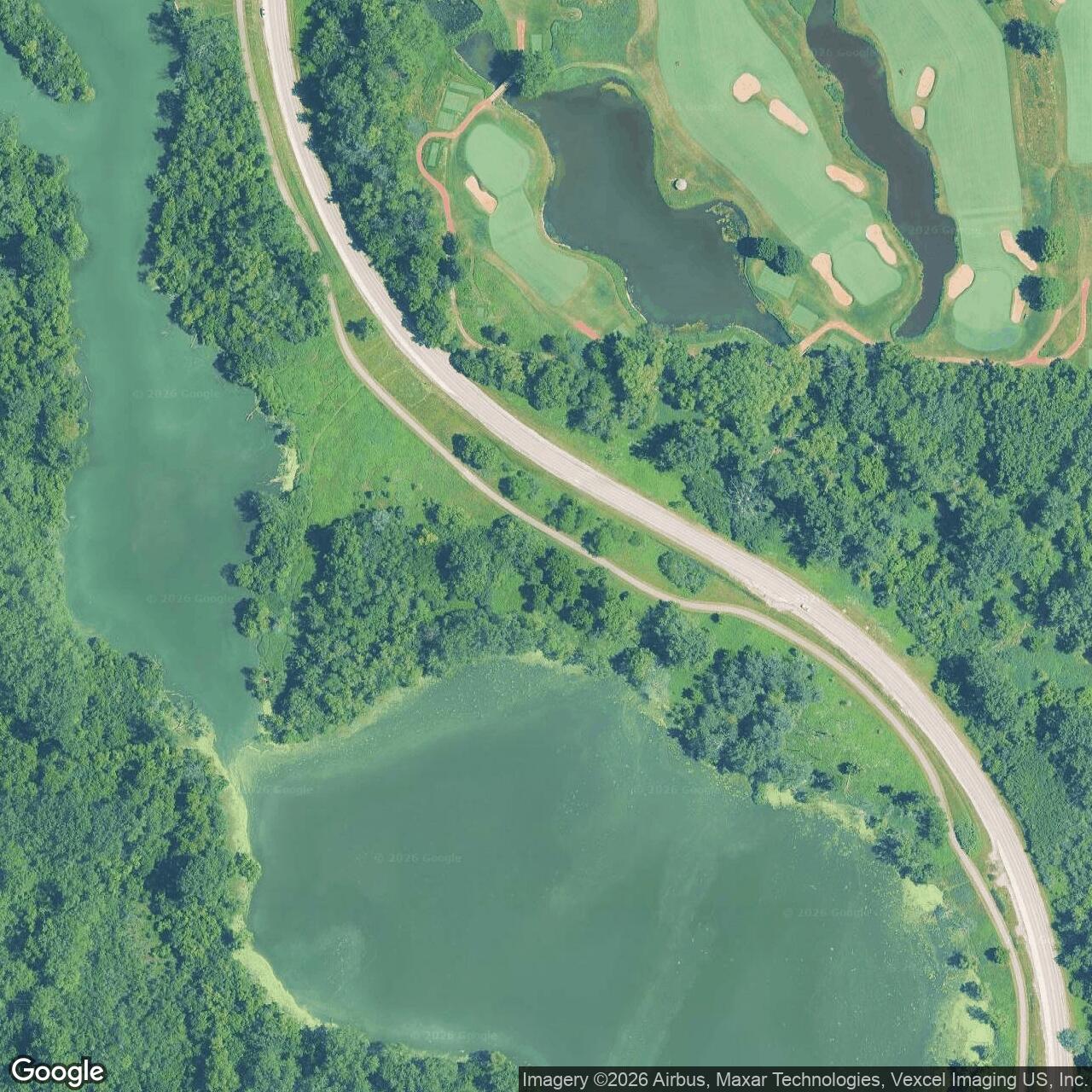 Current Google Satellite Image of Nike Site C-93 IFC, Northfield/Skokie Illinois