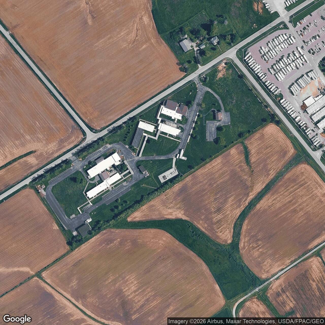 Current Google Satellite Image of Nike Site CD-27C, Ohio