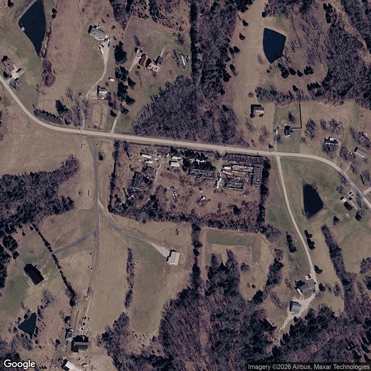 Current Google Satellite Image of Nike Site CD-63C, Indiana