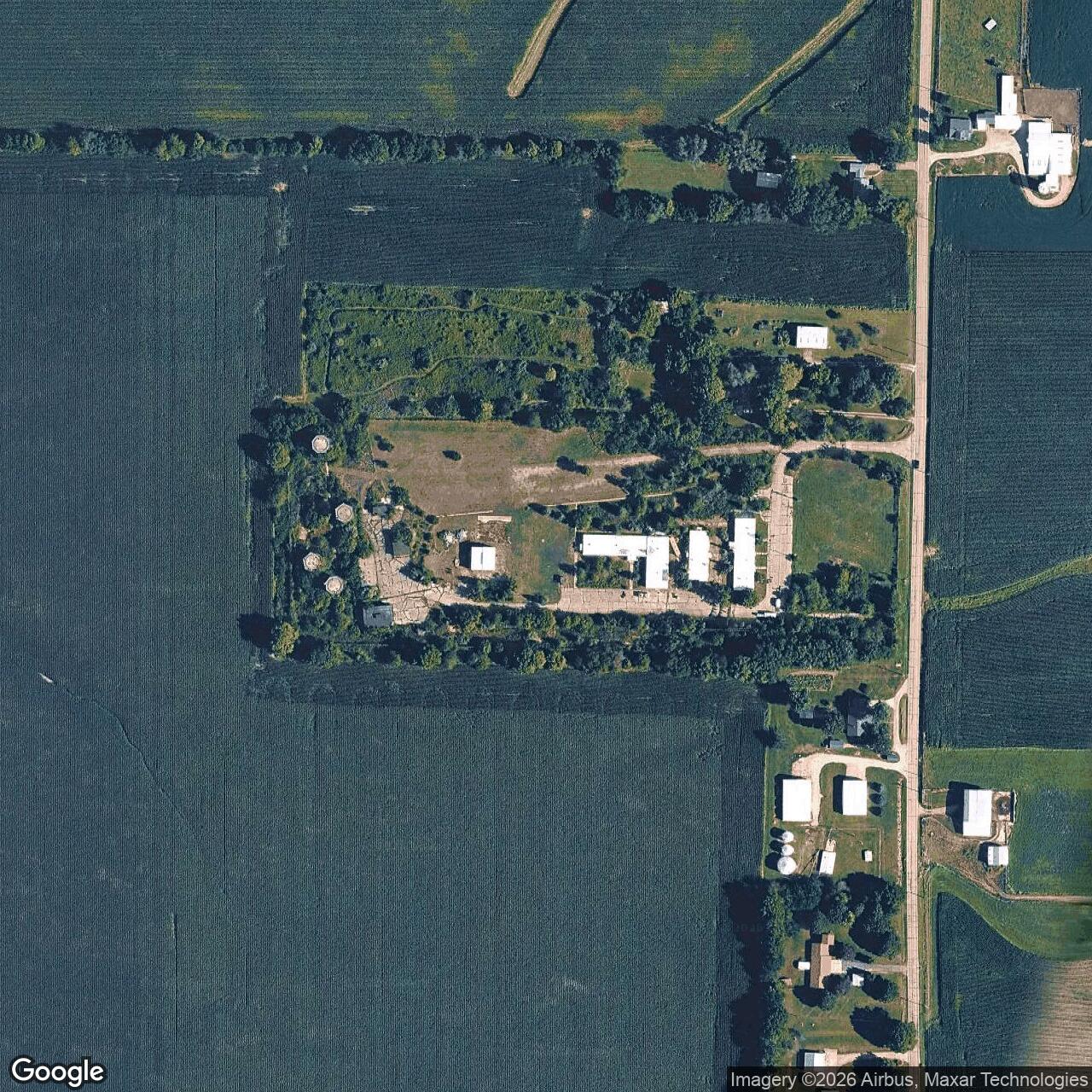 Current Google Satellite Image of Nike Site CD-78C, Ohio