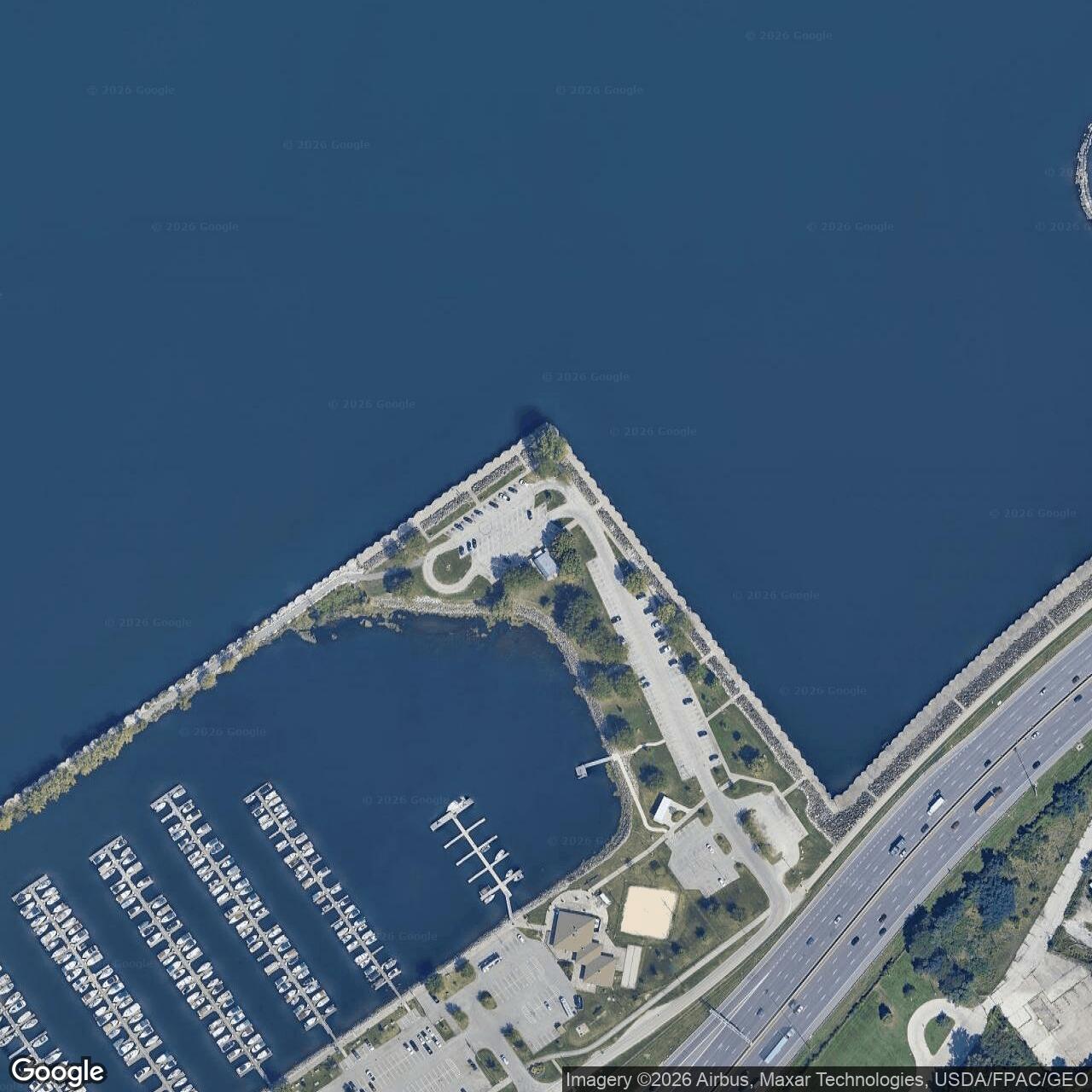 Current Google Satellite Image of Nike Site CL-02C, Ohio