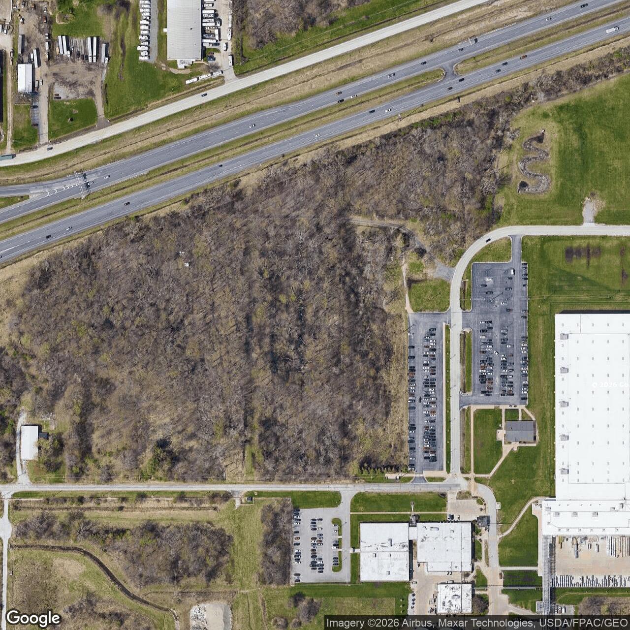 Current Google Satellite Image of Nike Site CL-11C, Ohio