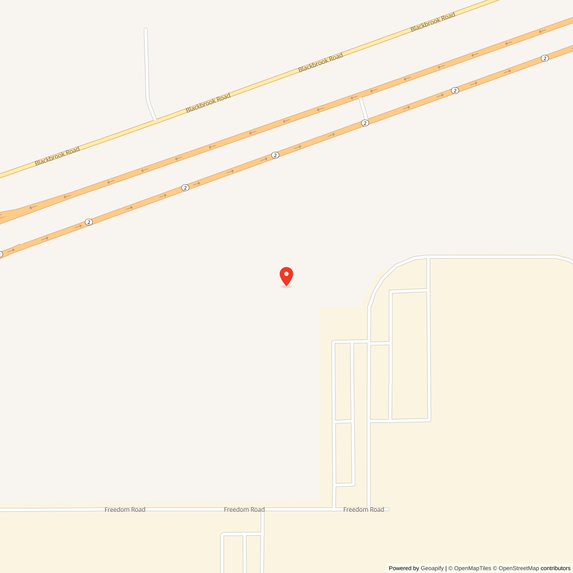 Map showing location of Nike Site CL-11L, Ohio