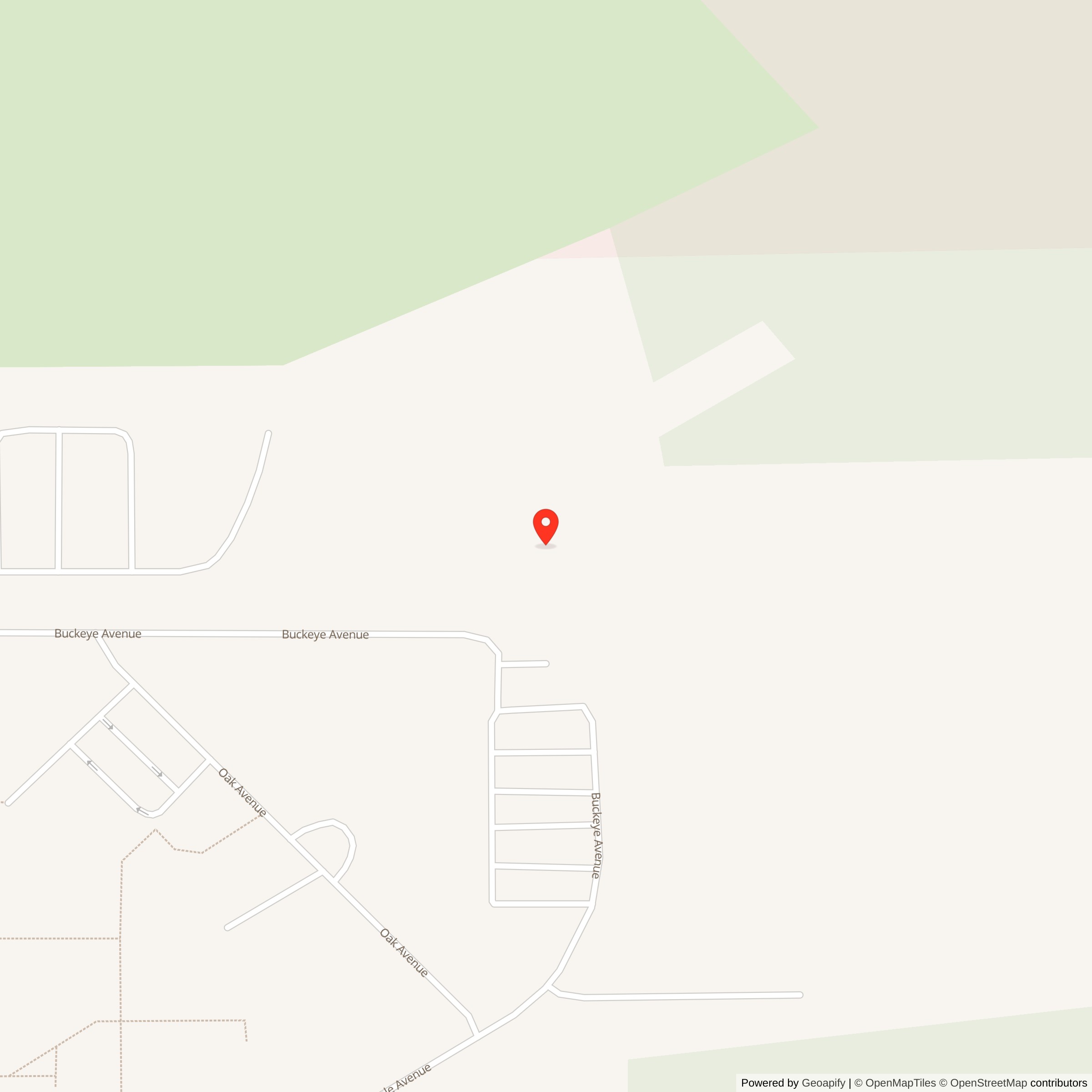 Map showing location of Nike Site CL-34C, Ohio