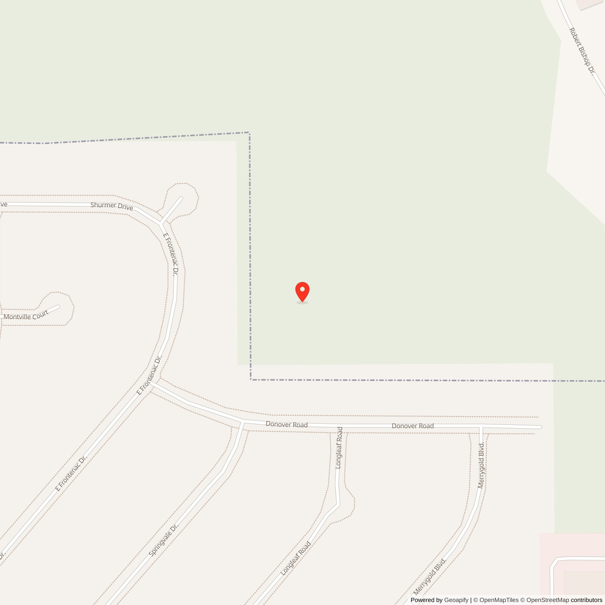 Map showing location of Nike Site CL-34L, Ohio