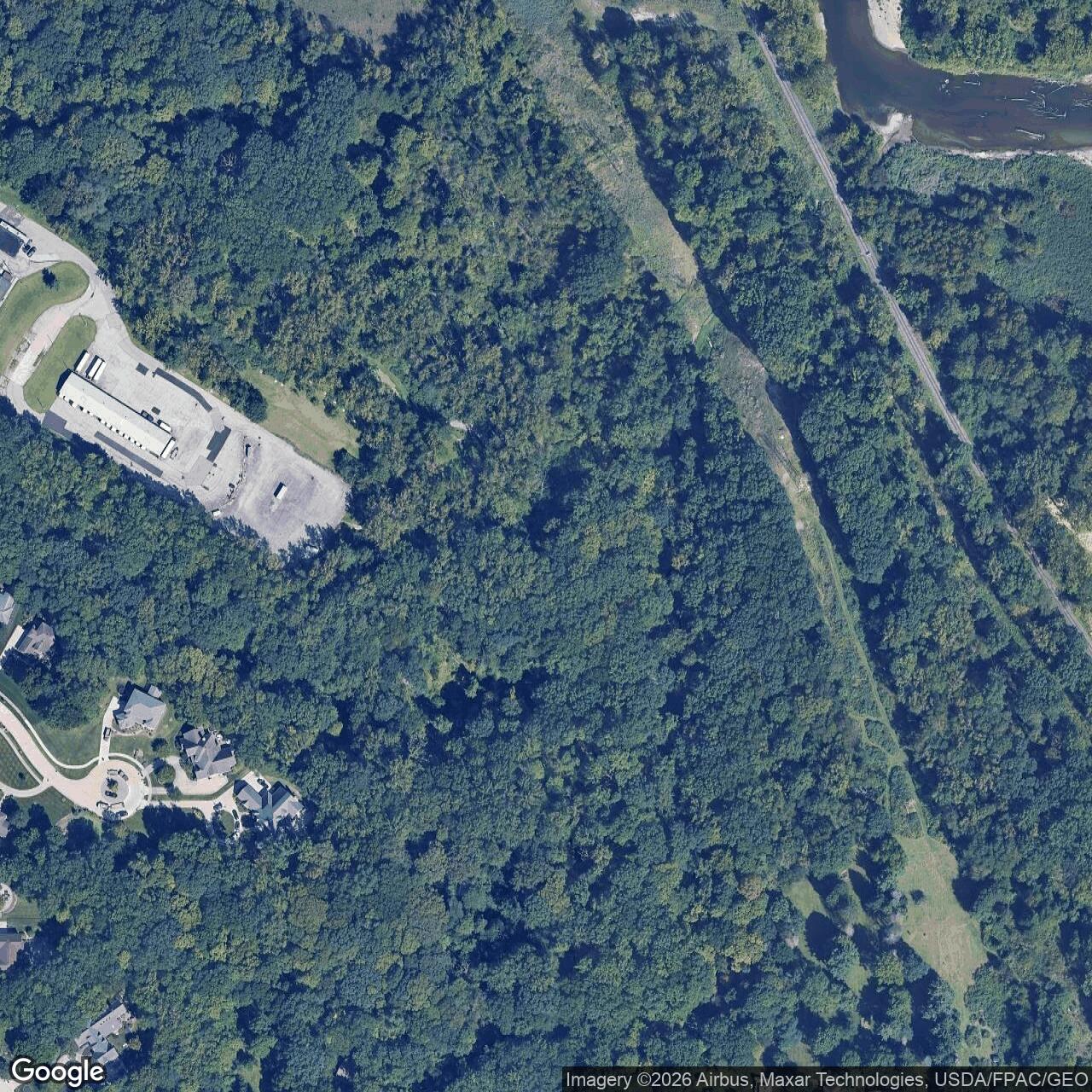 Current Google Satellite Image of Nike Site CL-48L, Ohio
