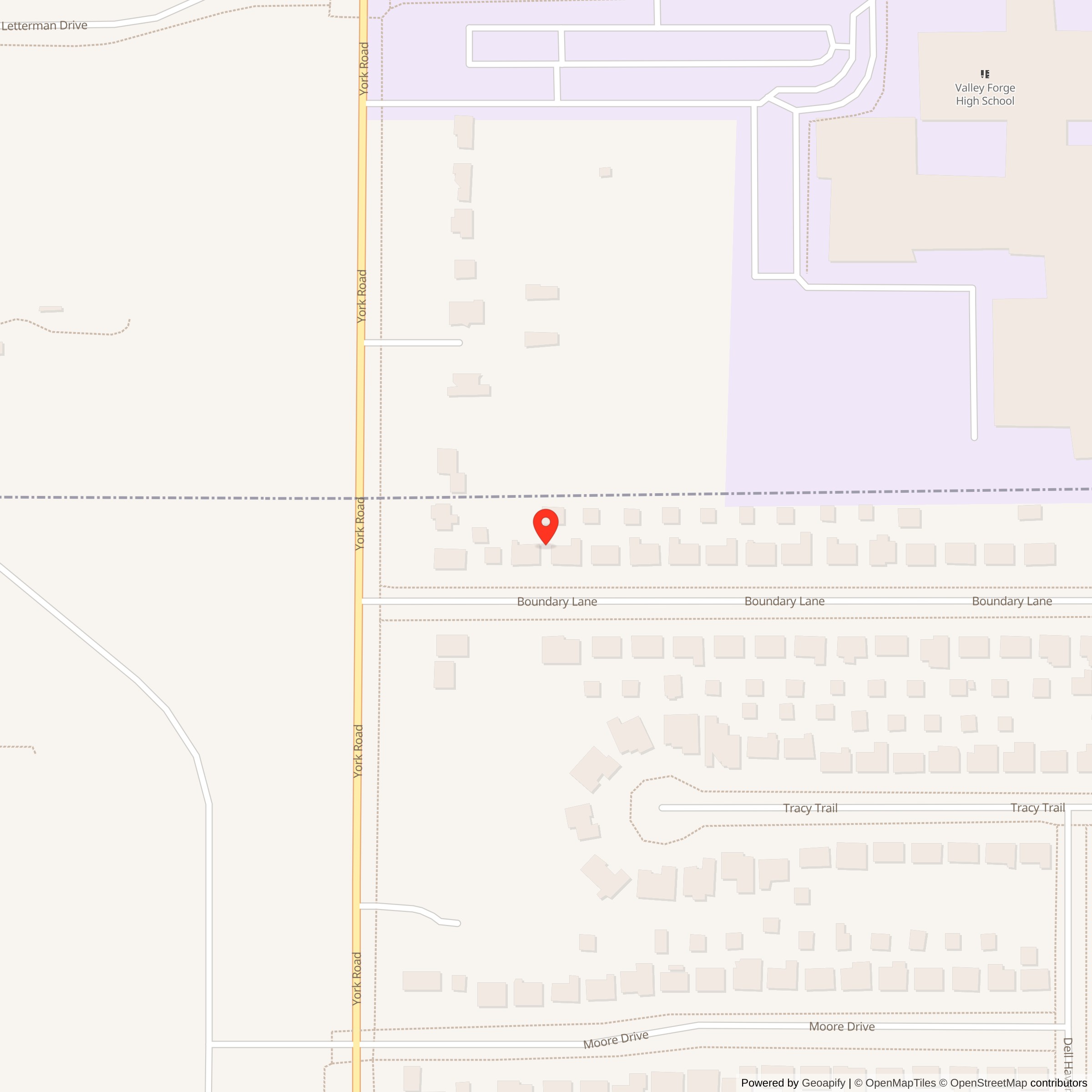 Map showing location of Nike Site CL-59C, Ohio