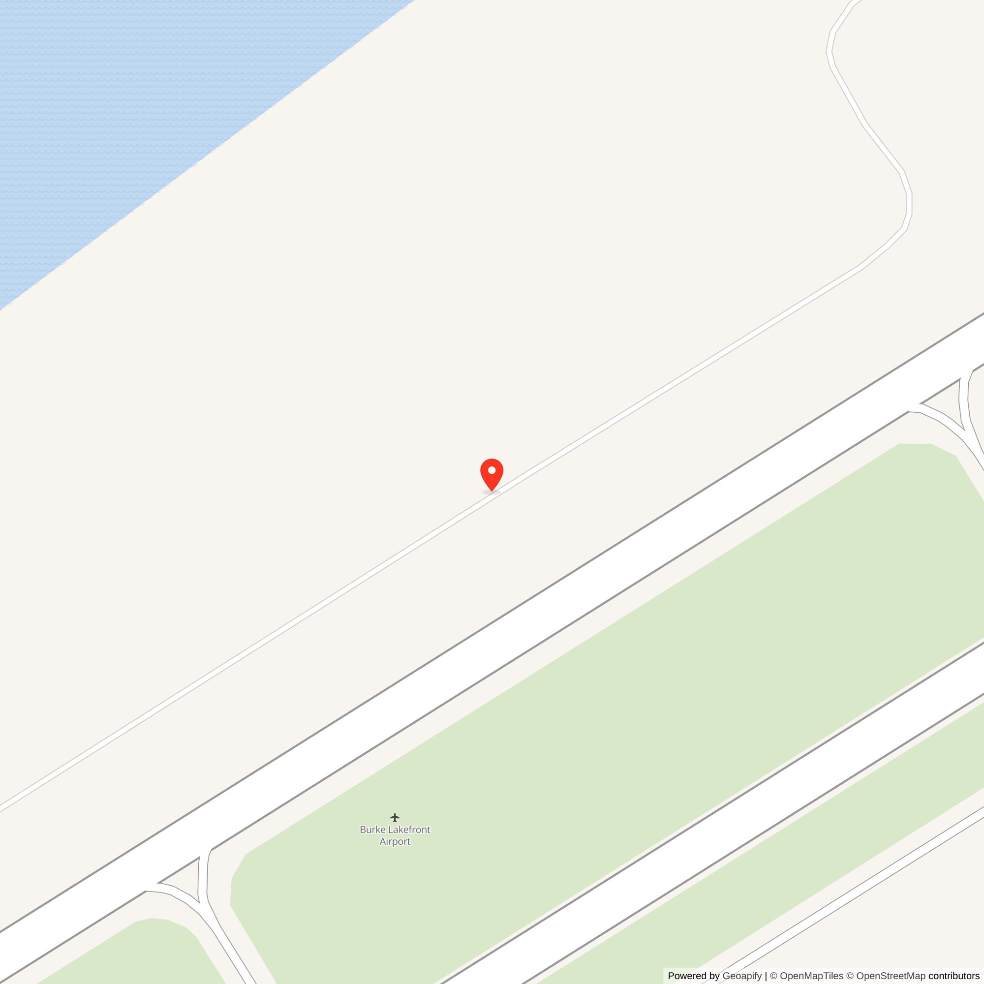 Map showing location of Nike Site CL-67L, Ohio