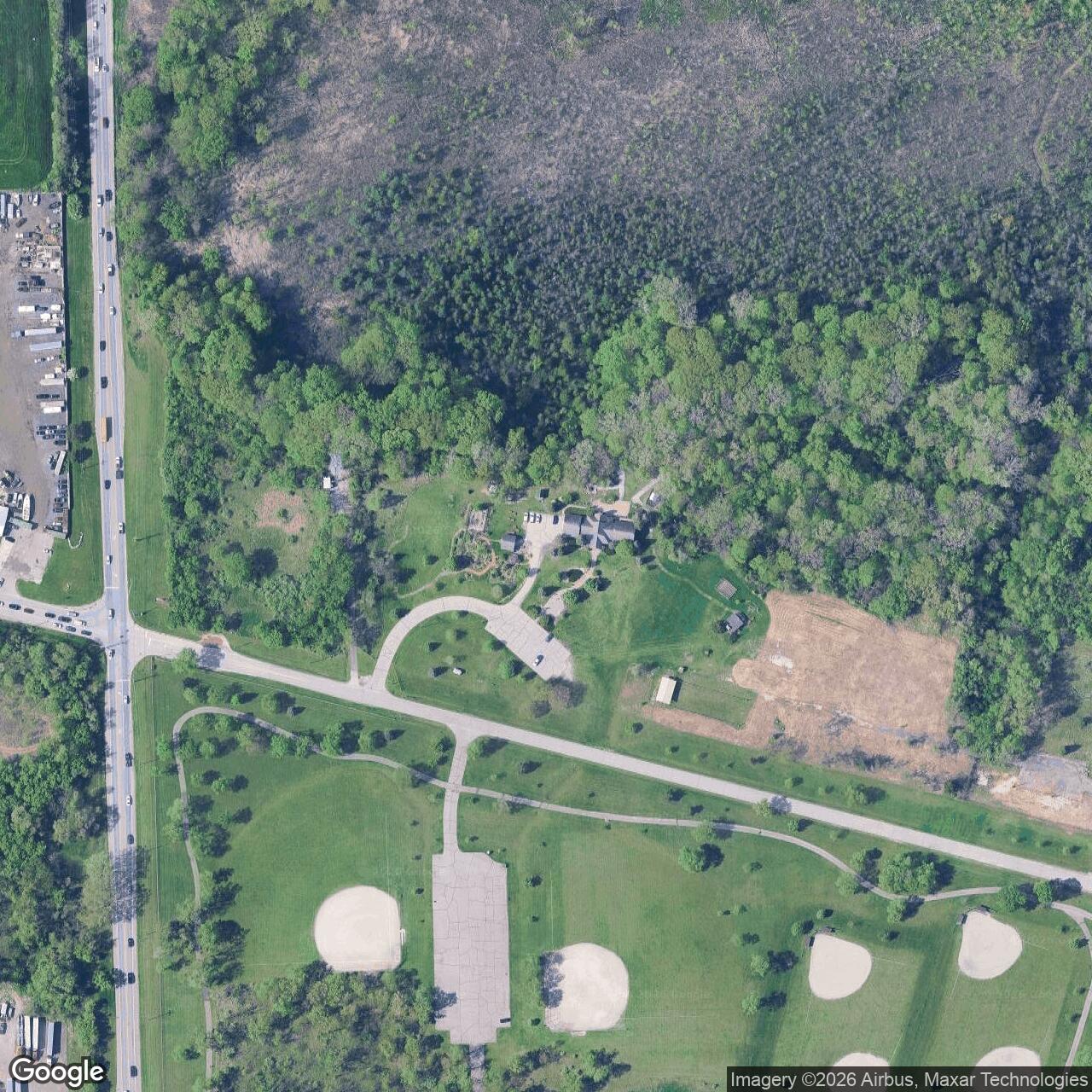 Current Google Satellite Image of Nike Site D-06L, Michigan