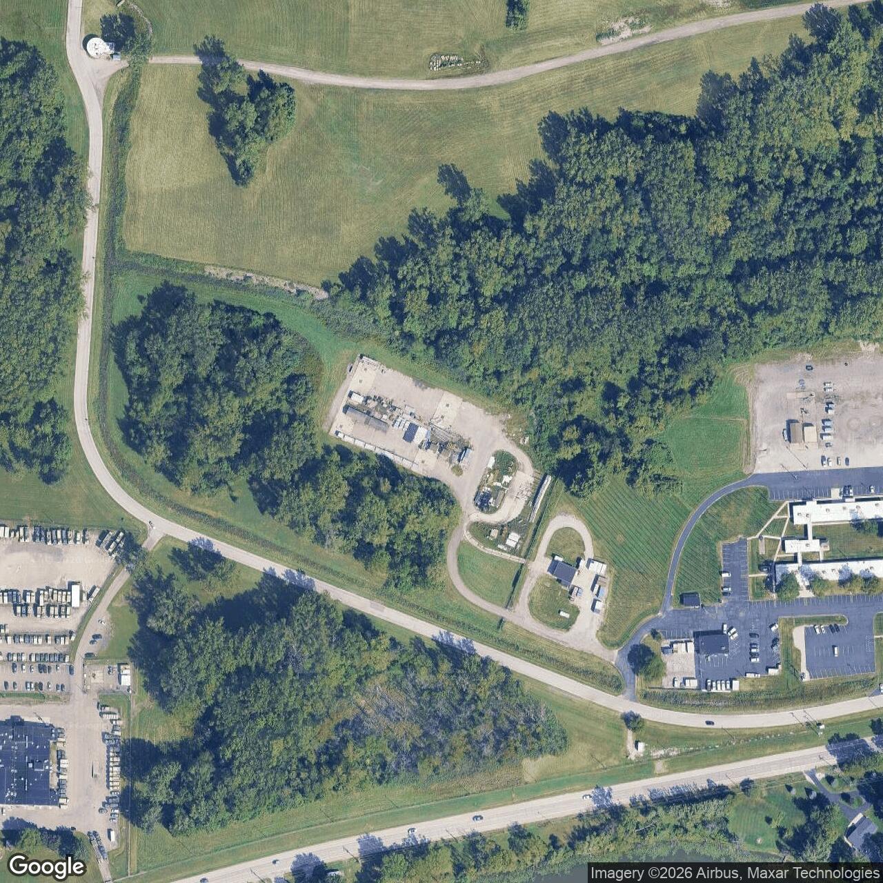 Current Google Satellite Image of Nike Site D-14L, Michigan
