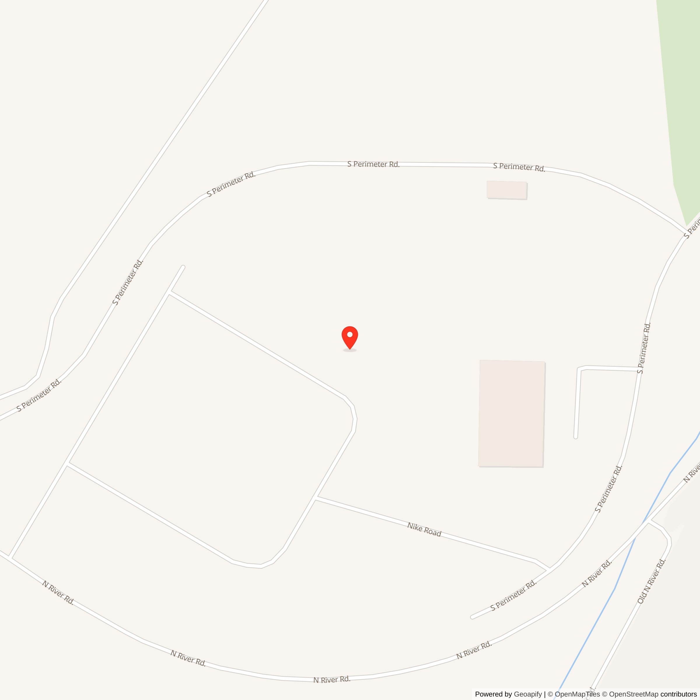 Map showing location of Nike Site D-16C, Michigan
