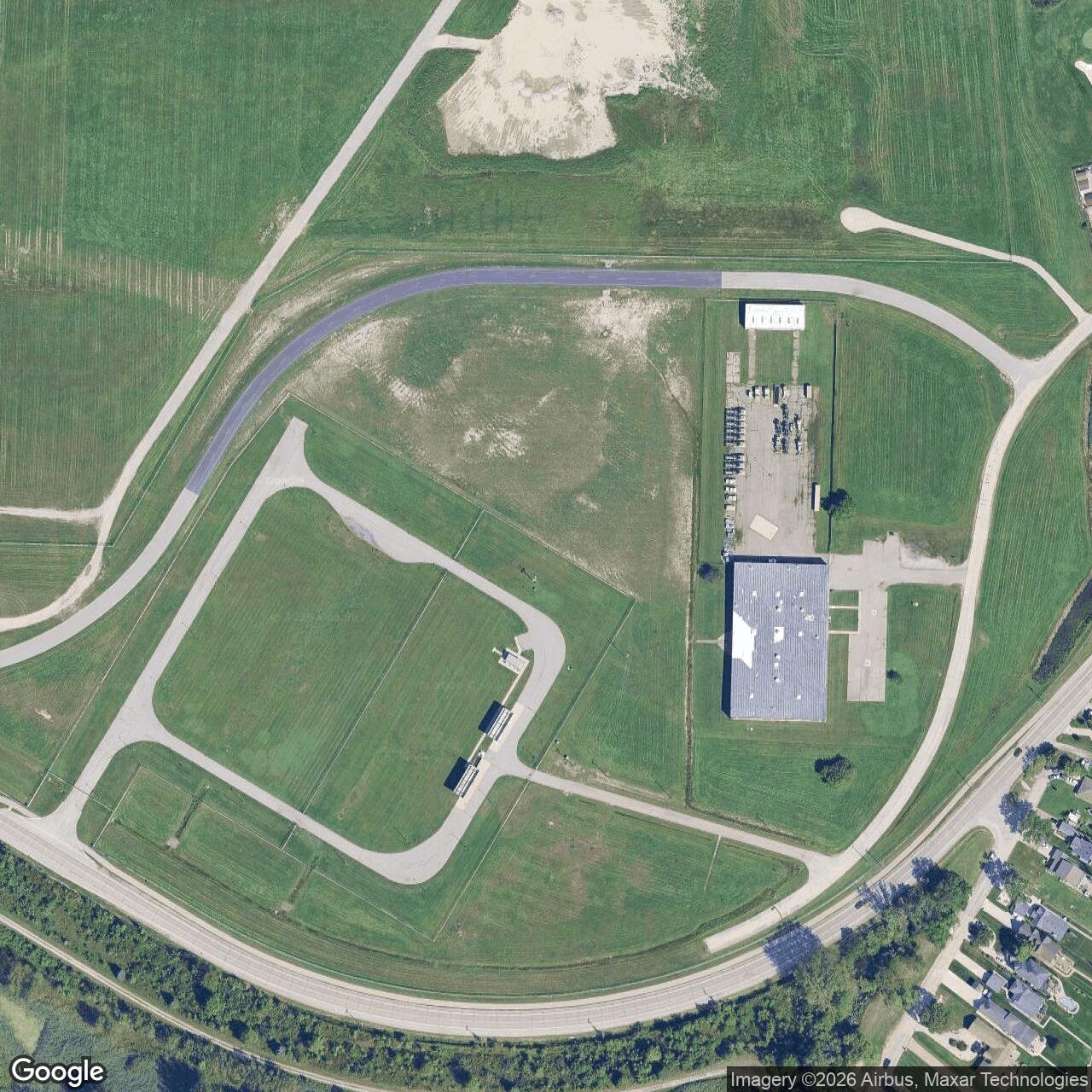 Current Google Satellite Image of Nike Site D-16C, Michigan