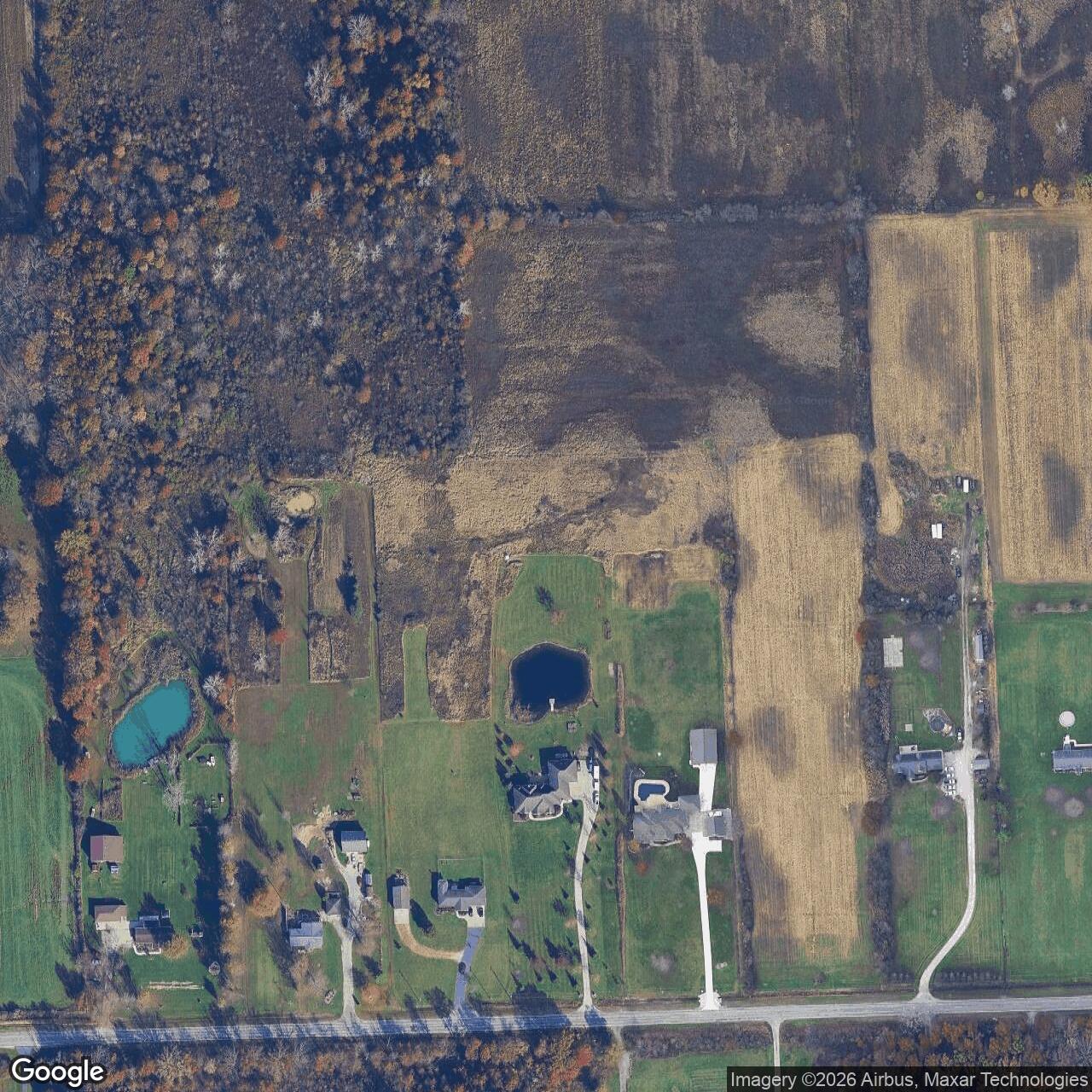 Current Google Satellite Image of Nike Site D-17C, Michigan