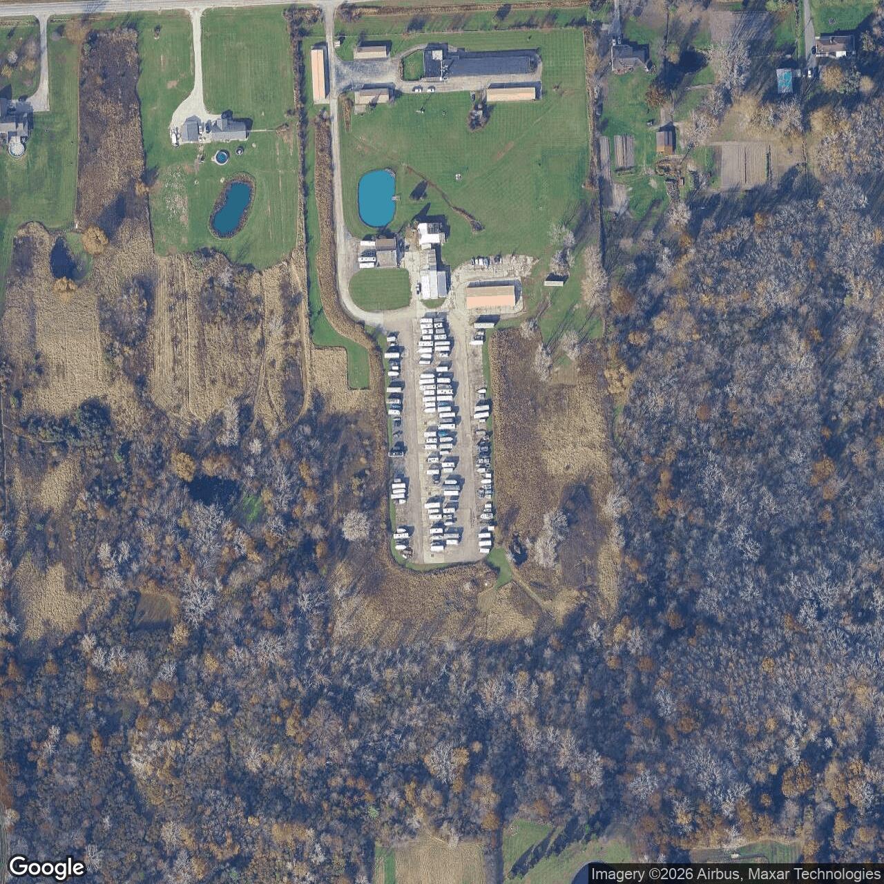 Current Google Satellite Image of Nike Site D-17L, Michigan