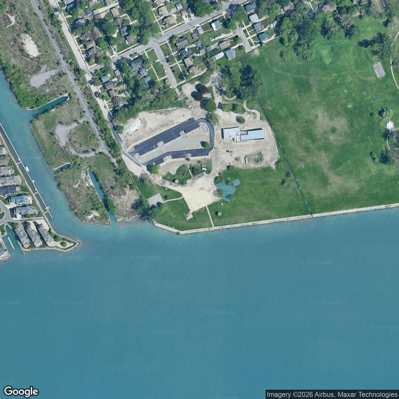 Current Google Satellite Image of Nike Site D-23C, Michigan