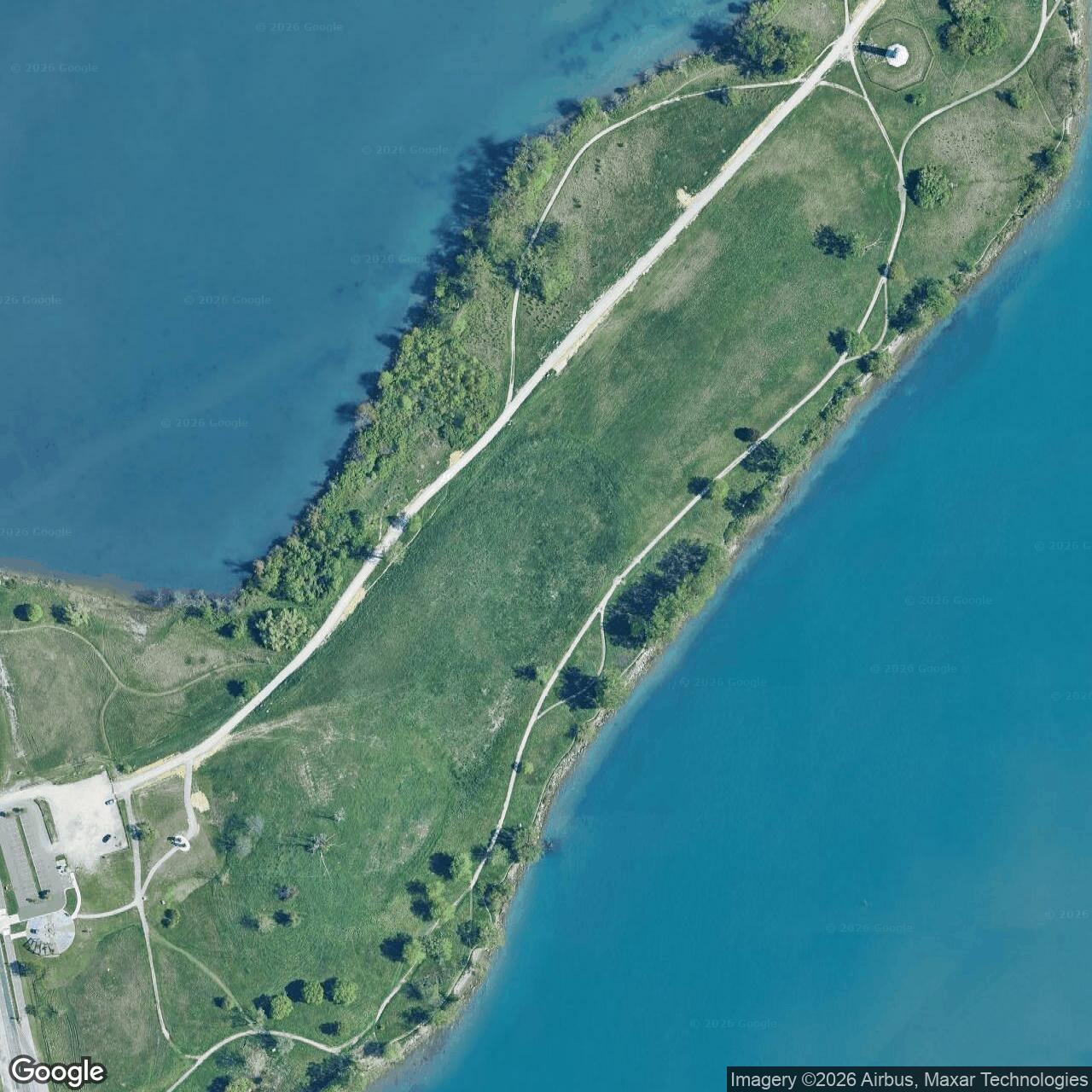 Current Google Satellite Image of Nike Site D-23L, Michigan