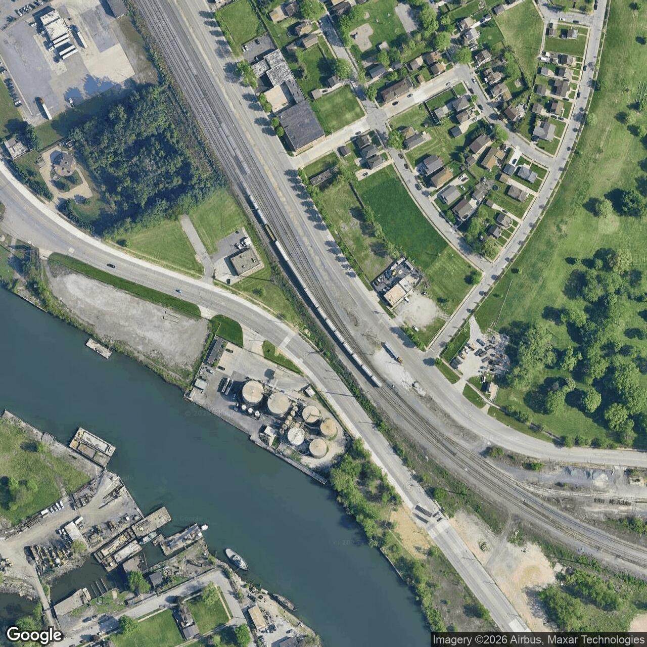 Current Google Satellite Image of Nike Site D-26L, Michigan
