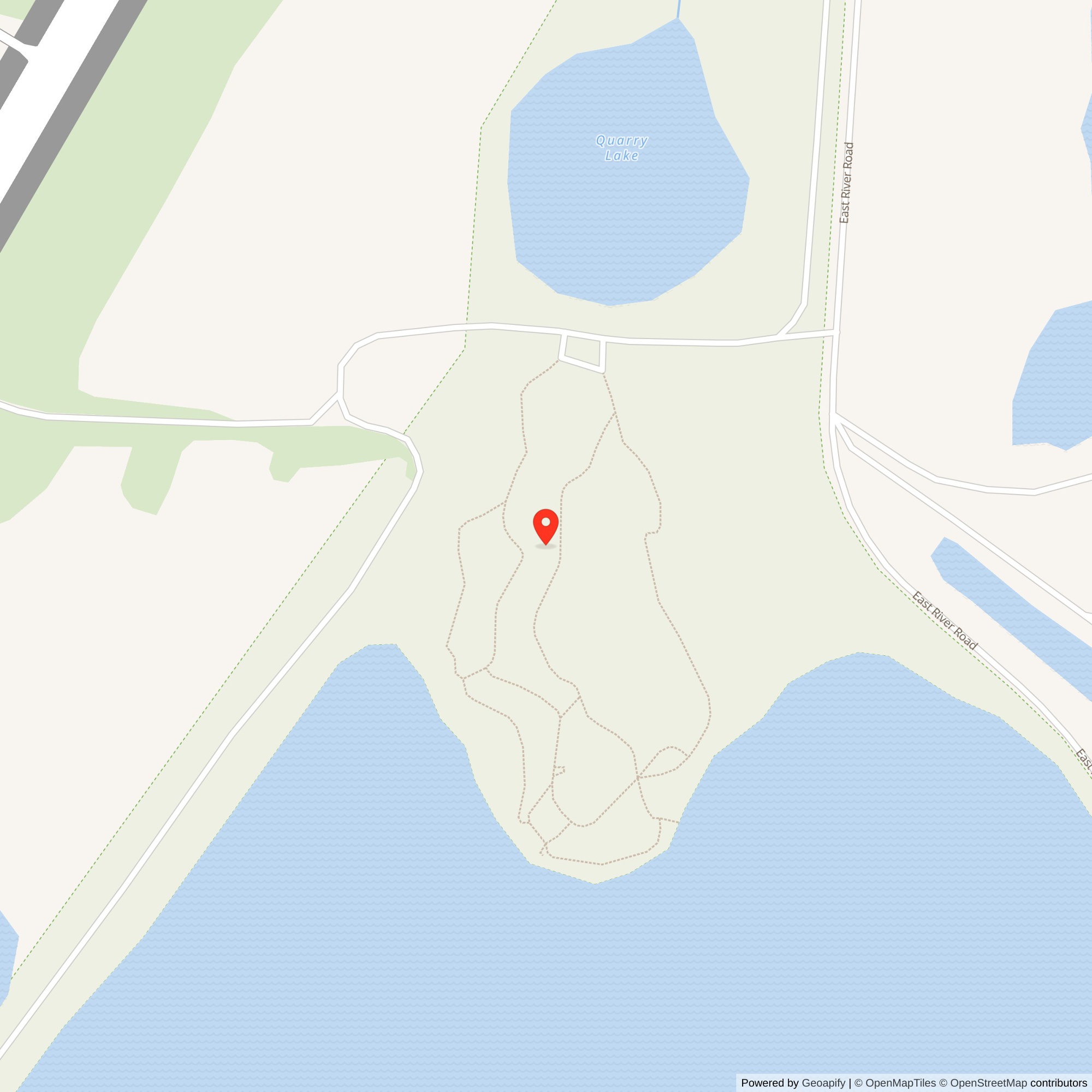 Map showing location of Nike Site D-51L, Michigan