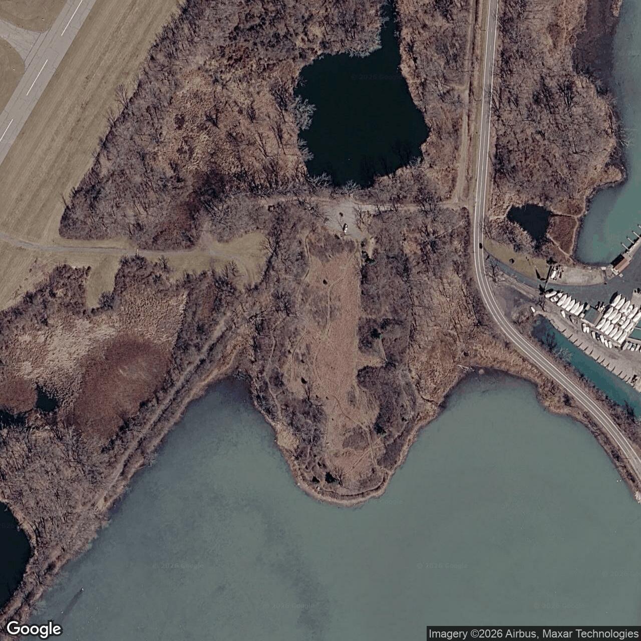 Current Google Satellite Image of Nike Site D-51L, Michigan