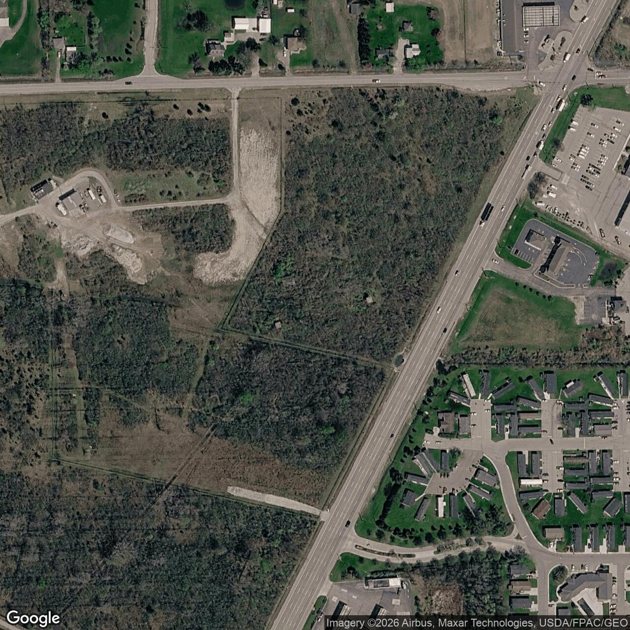 Current Google Satellite Image of Nike Site D-57C, Michigan