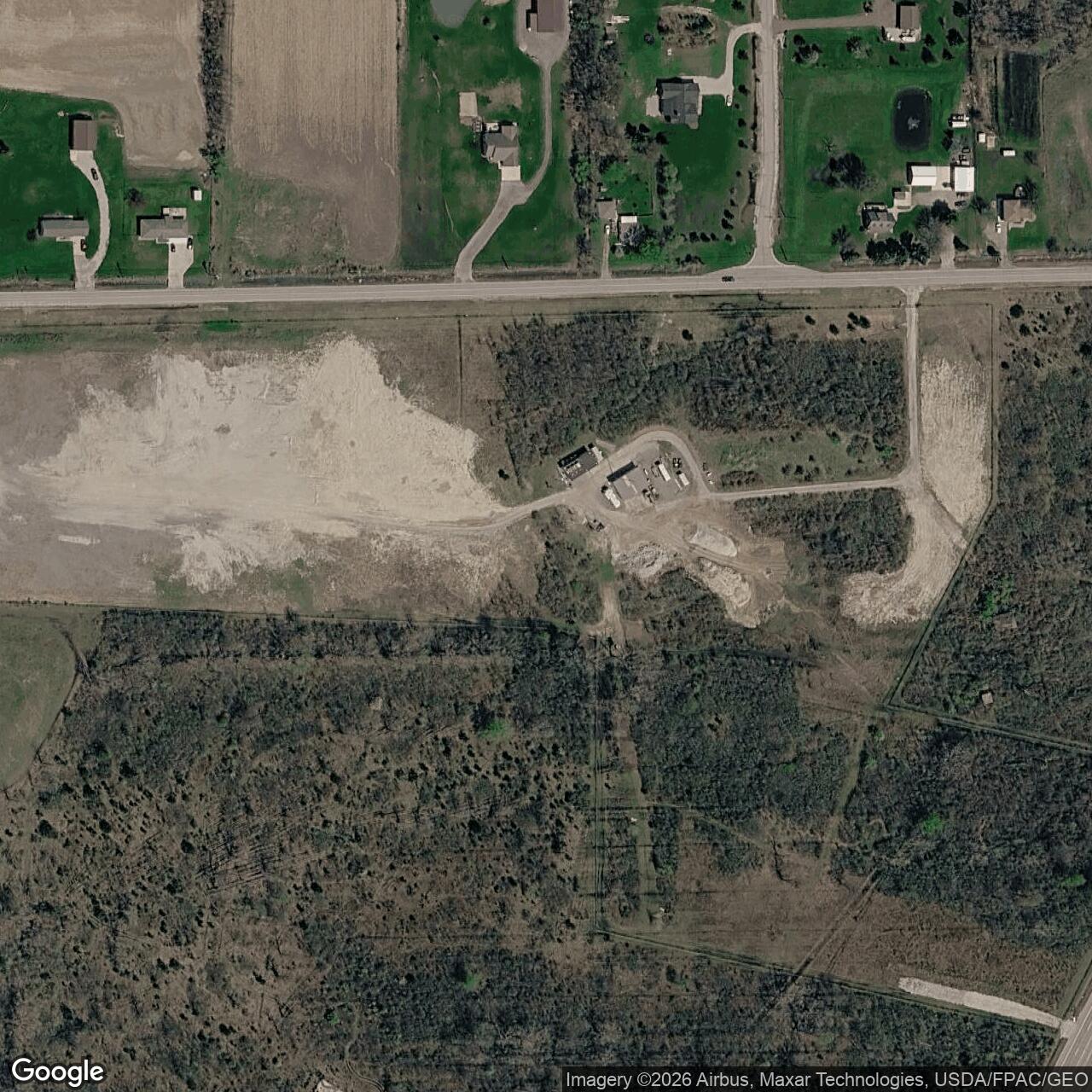 Current Google Satellite Image of Nike Site D-58C, Michigan