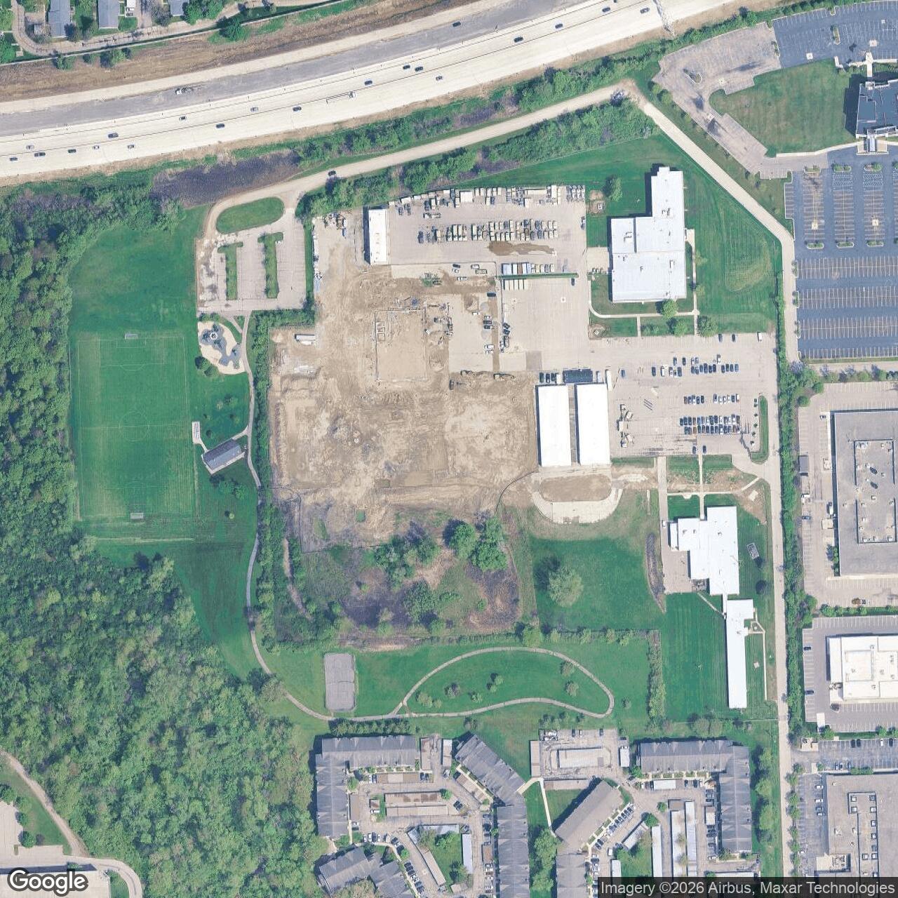 Current Google Satellite Image of Nike Site D-86L, Michigan