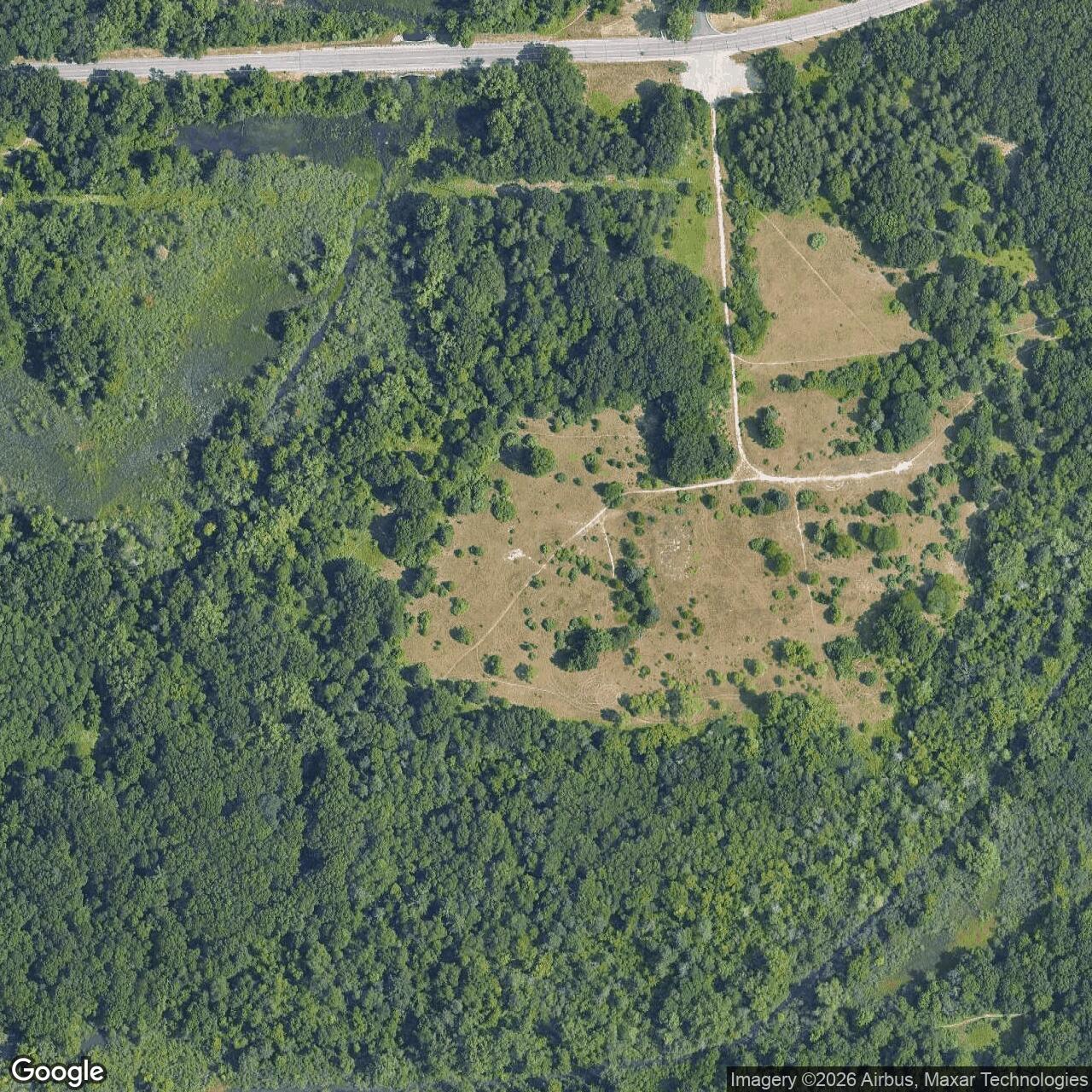 Current Google Satellite Image of Nike Site D-87C, Michigan