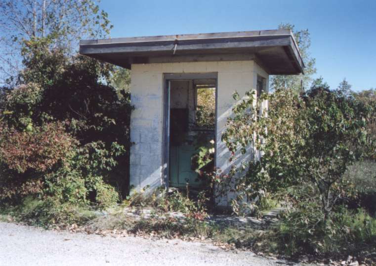 The Guard Shack at the gate to the Launcher Area