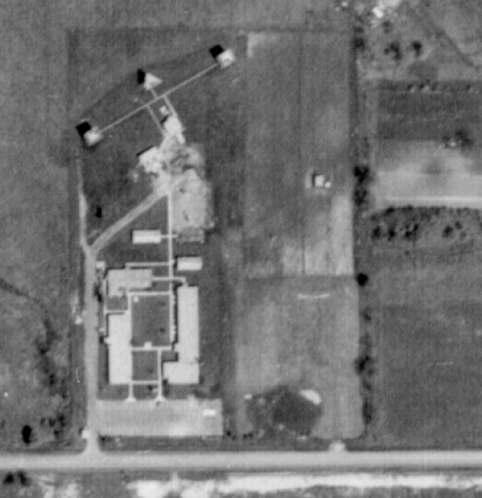 D-86 IFC as seen in 1961. The road to the south is Eleven Mile Rd.