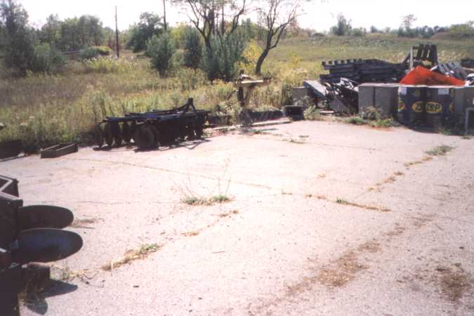 This was the parking area that was in front of the Launcher Area Barracks