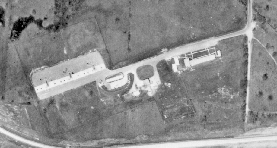 D-97 Launcher Area as it appeared in 1961. The road to the south is M-59.