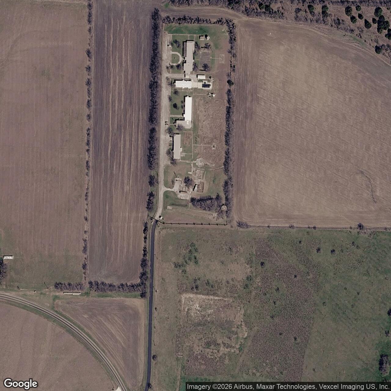 Current Google Satellite Image of Nike Site DF-50C, Texas