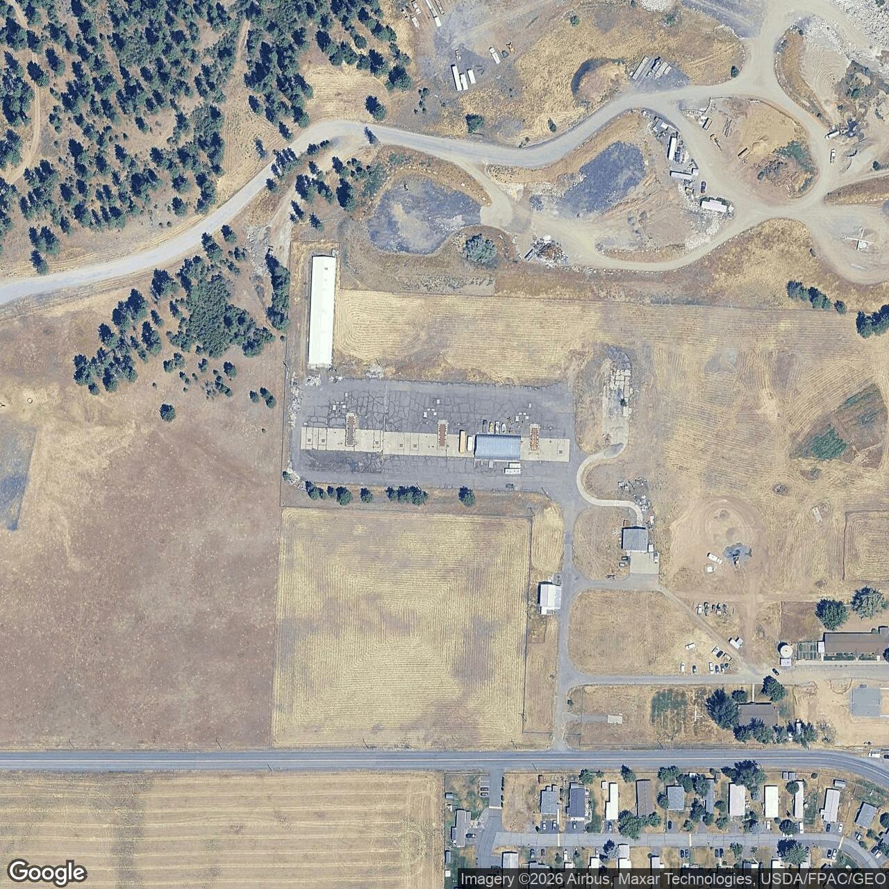 Current Google Satellite Image of Nike Missile Site F-07 Launcher, Washington