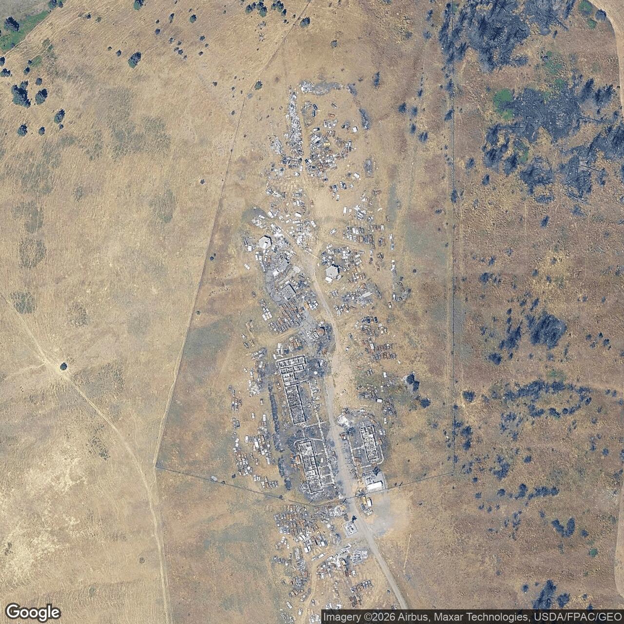 Current Google Satellite Image of Nike Missile Site F-45 IFC, Washington