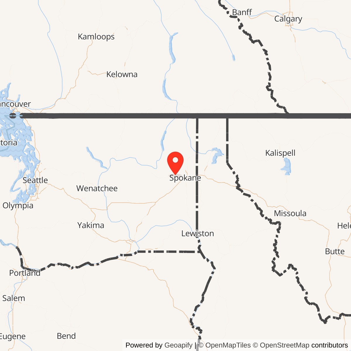 Map showing location of Nike Missile Site F-87 IFC, Washington