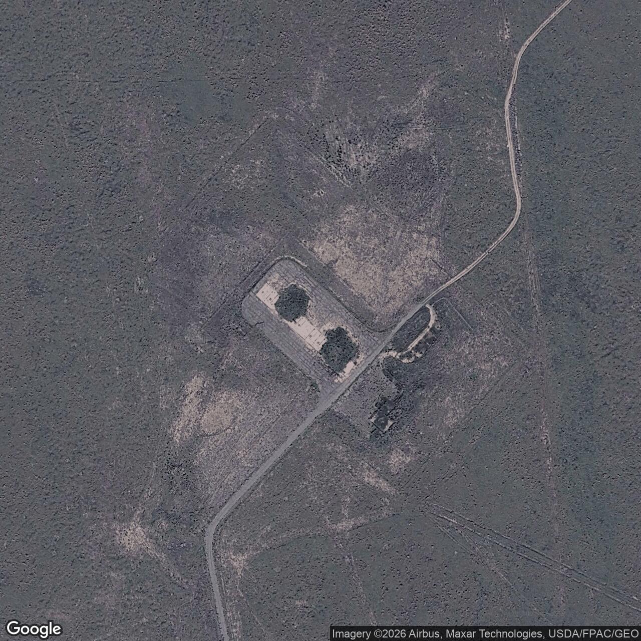 Current Google Satellite Image of Nike Missile Site H-06 Launcher, Washington