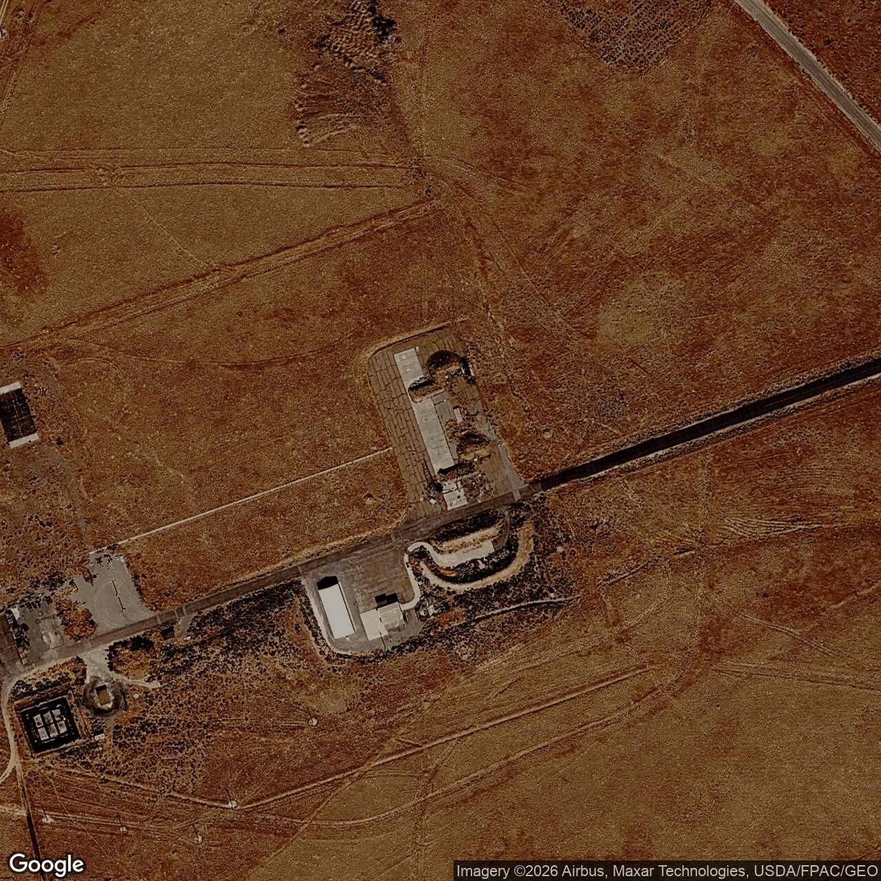 Current Google Satellite Image of Nike Missile Site H-52 Launcher, Washington