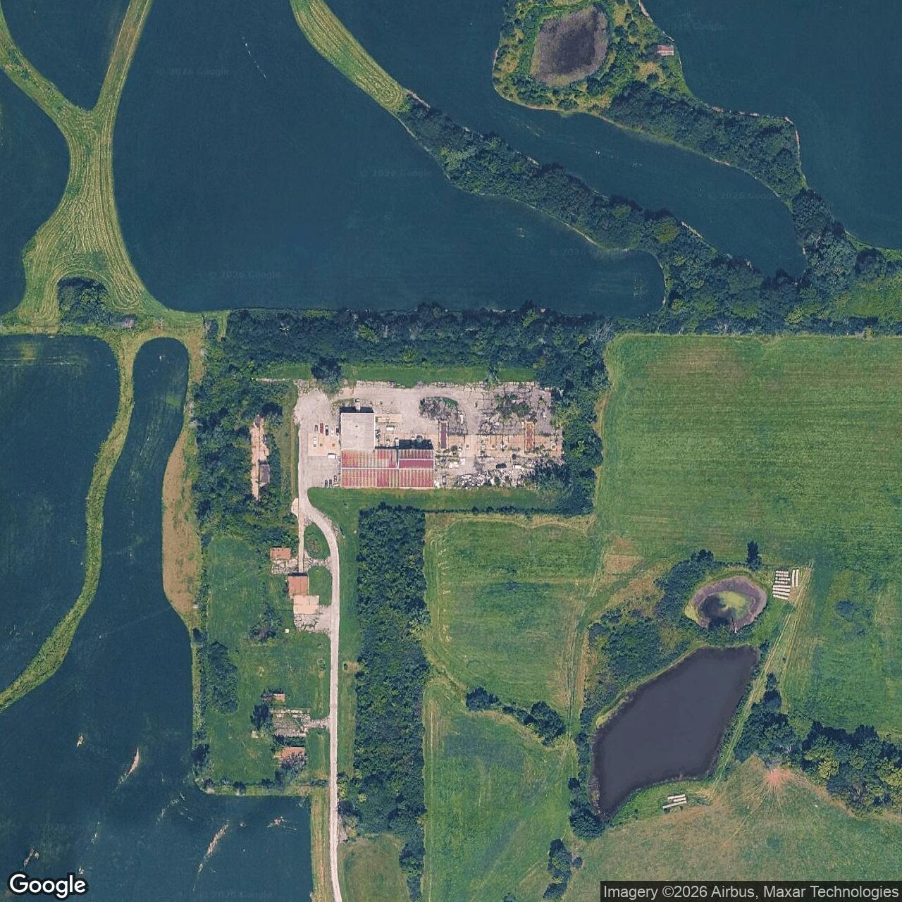 Current Google Satellite Image of Nike Site KC-10L, Missouri