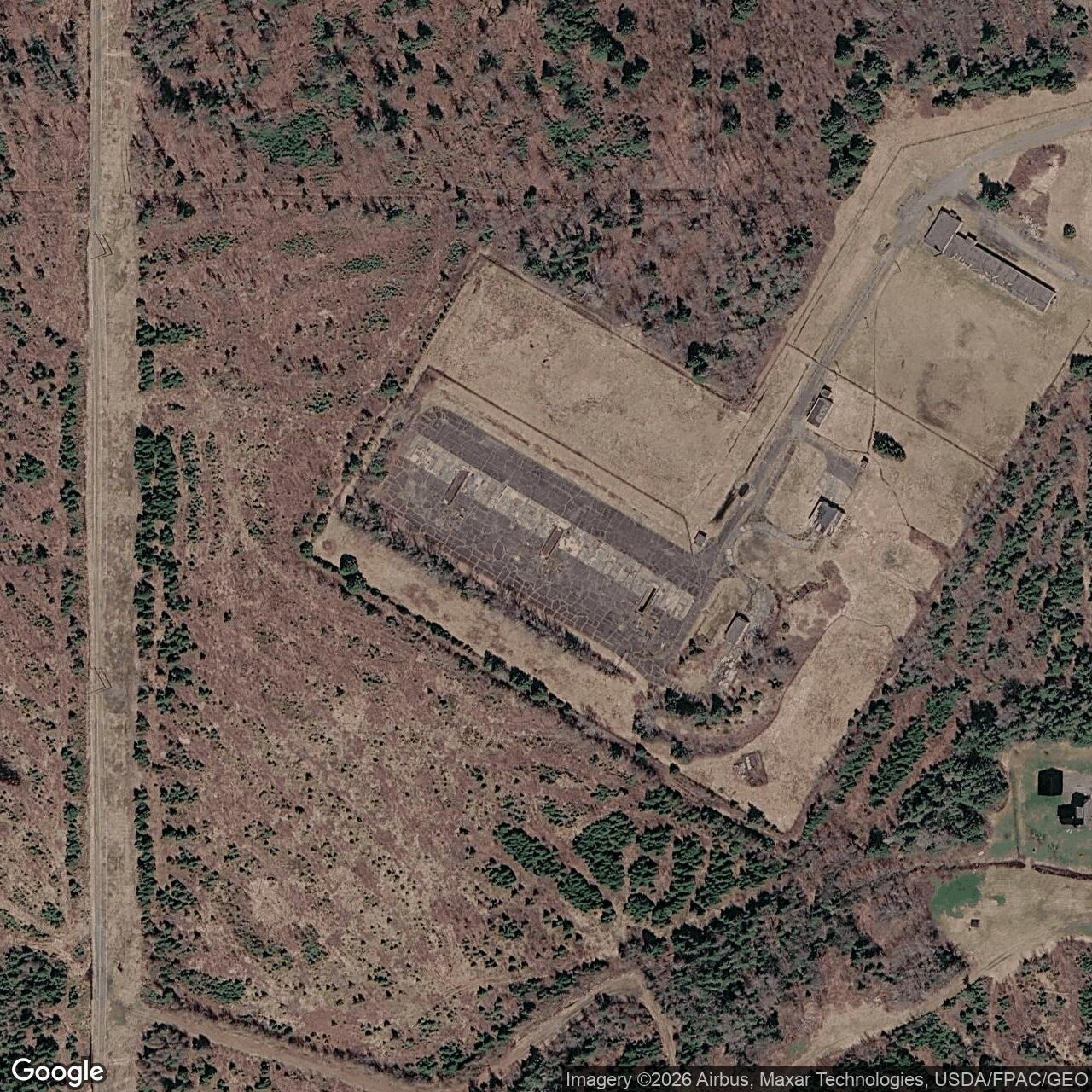 Current Google Satellite Image of Nike Site L-13L, Maine