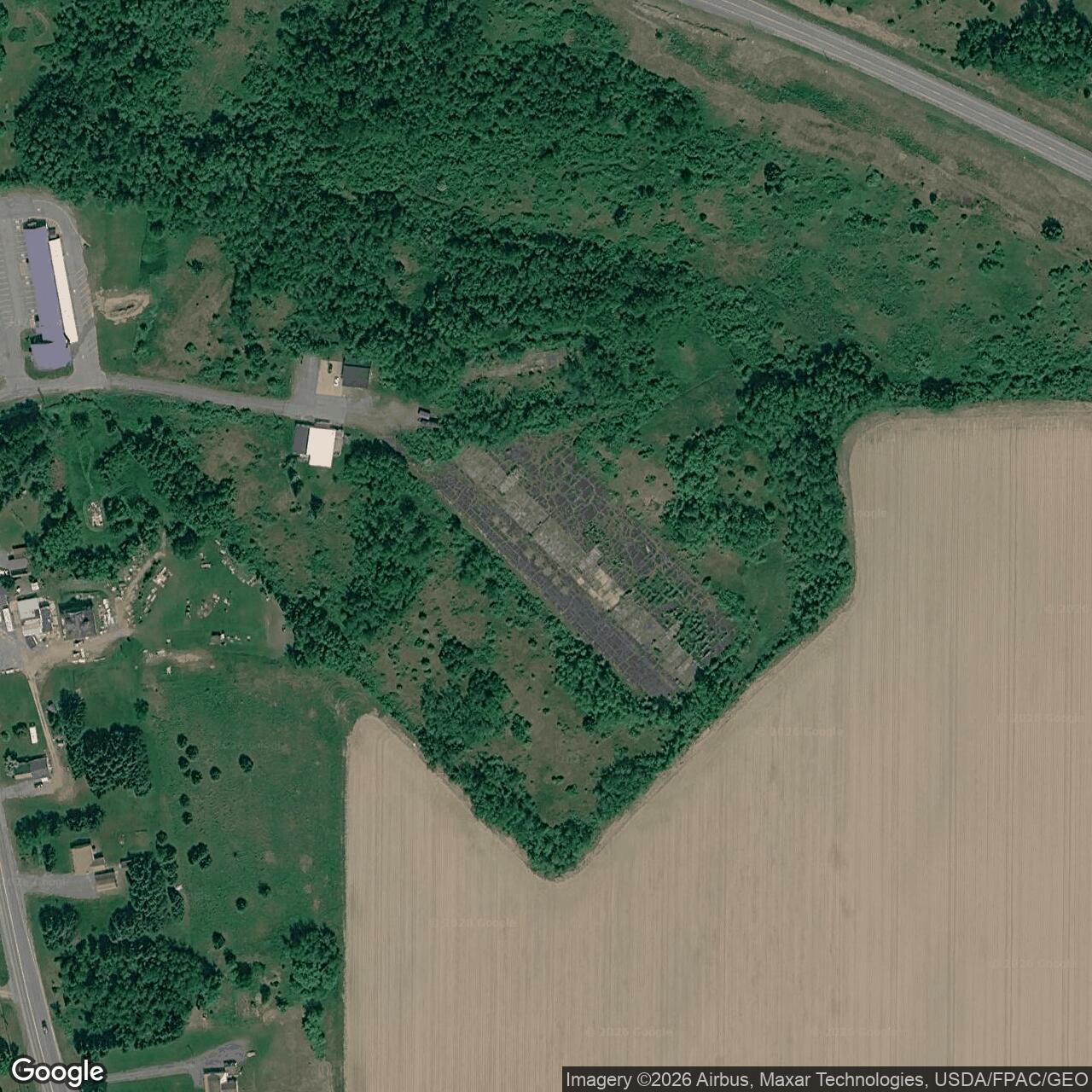 Current Google Satellite Image of Nike Site L-58L, Maine